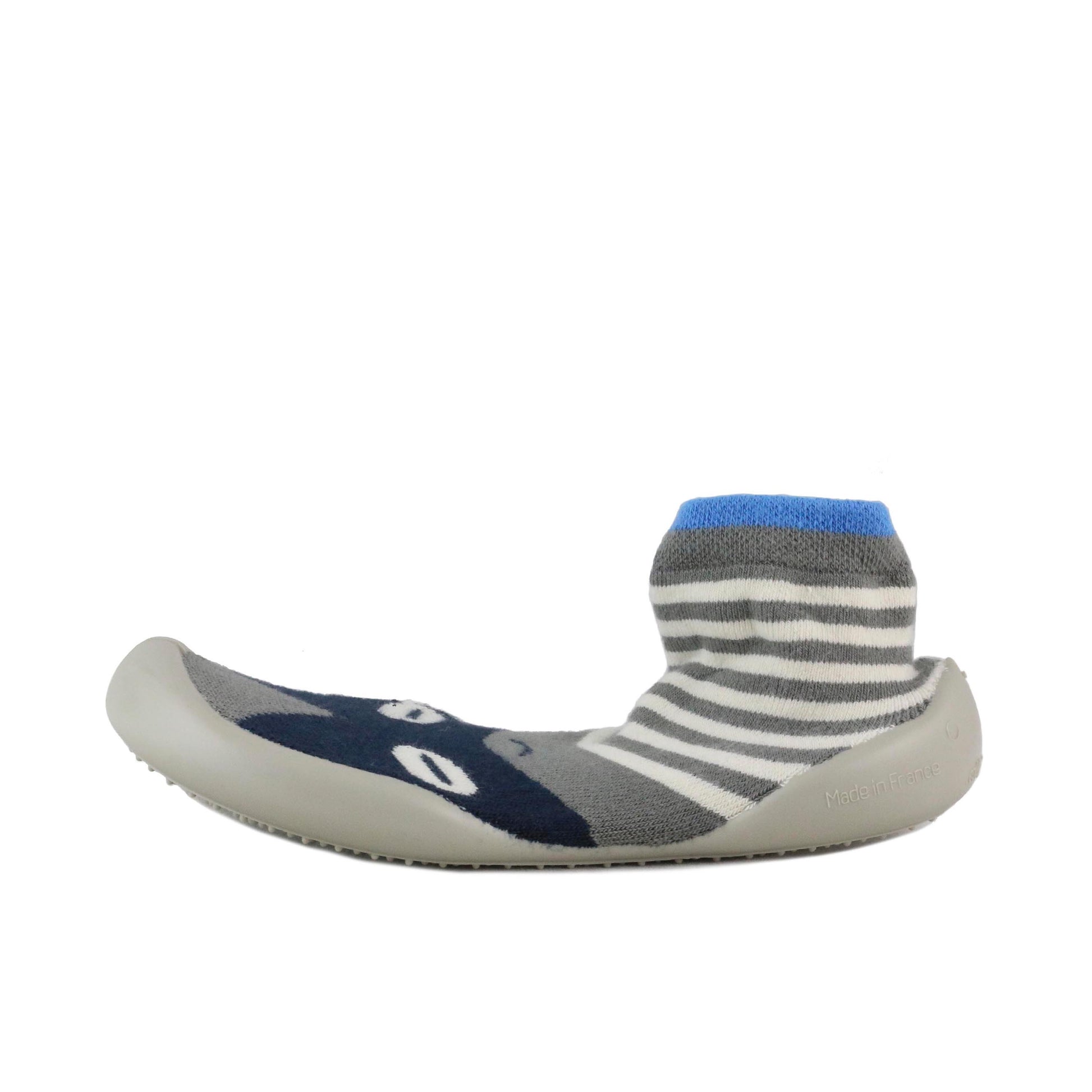 Zapatilla para casa cerrada azul 3990D de Collégien - 3990D-7-1.jpg