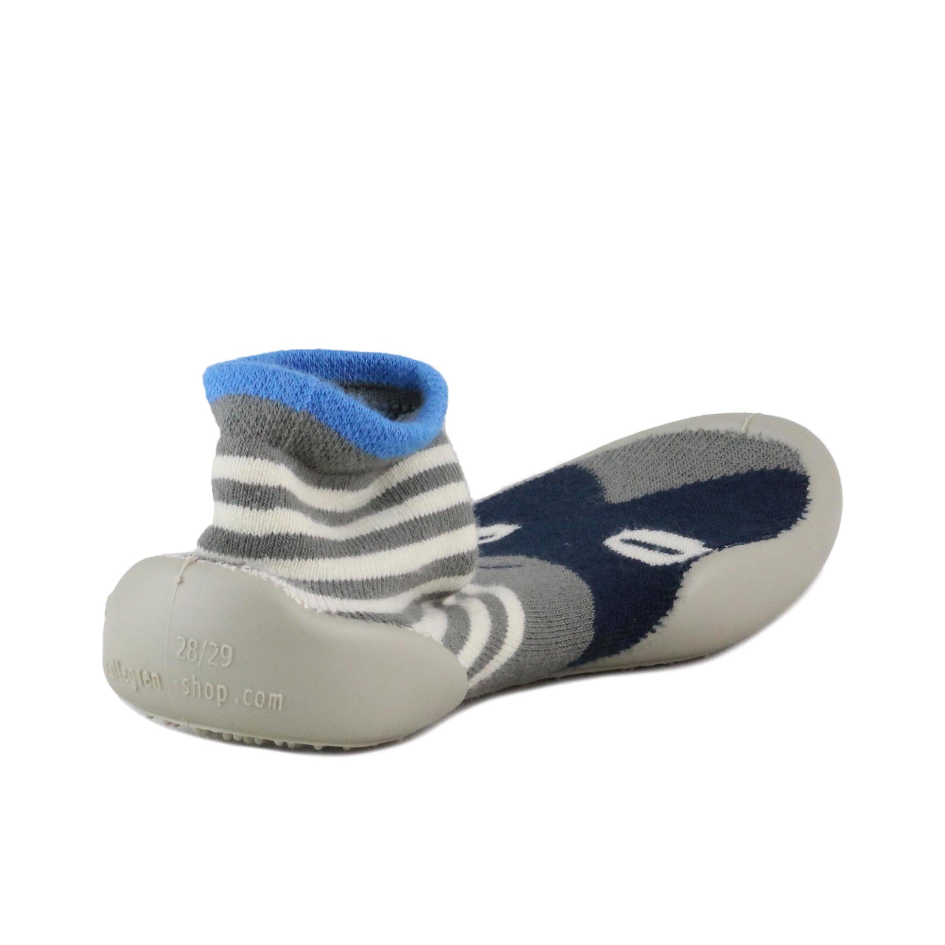 Zapatilla para casa cerrada azul 3990D de Collégien - 3990D-7-3.jpg