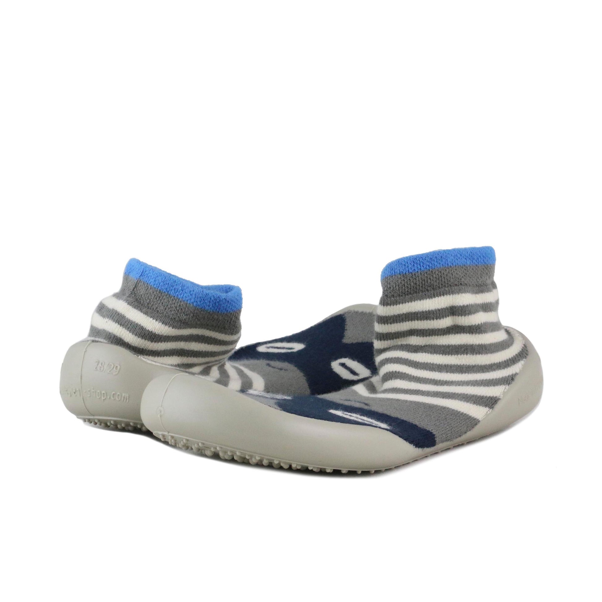 Zapatilla para casa cerrada azul 3990D de Collégien - 3990D-7-2.jpg