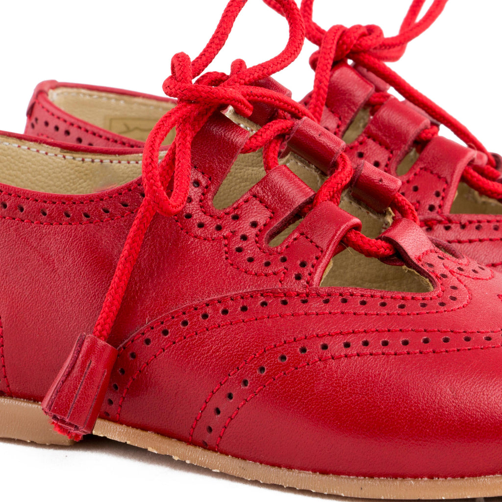 Angelito picado elegante rojo con cordón 3992 Jeromín - 3992-11-5.jpg