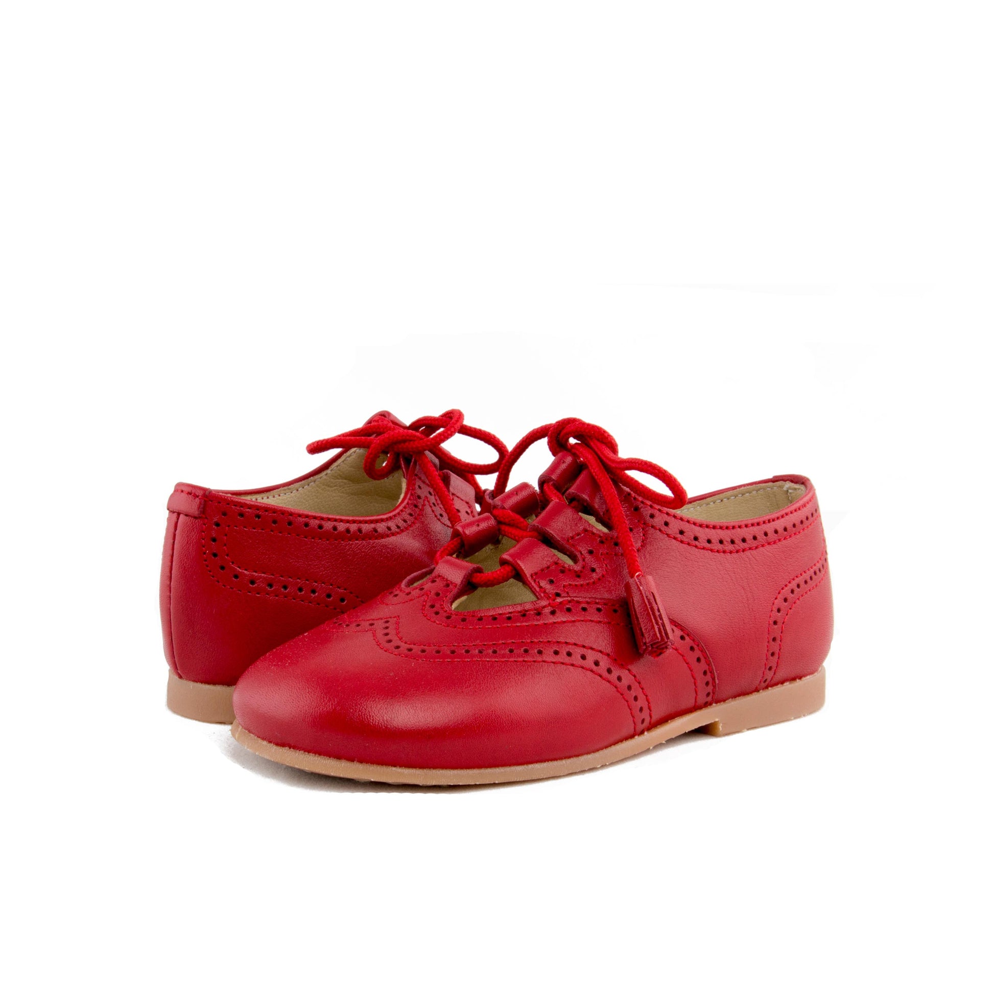 Angelito picado elegante rojo con cordón 3992 Jeromín - 3992-11-2.jpg