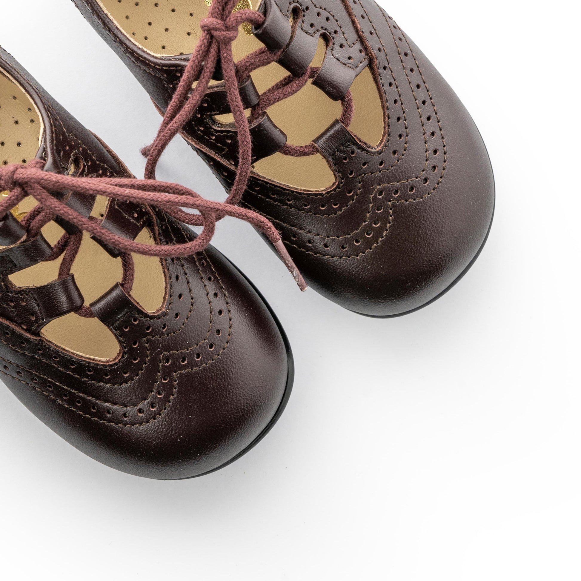 Angelito picado elegante burdeos con cordón 3992 Jeromín - 3992-13-6.jpg