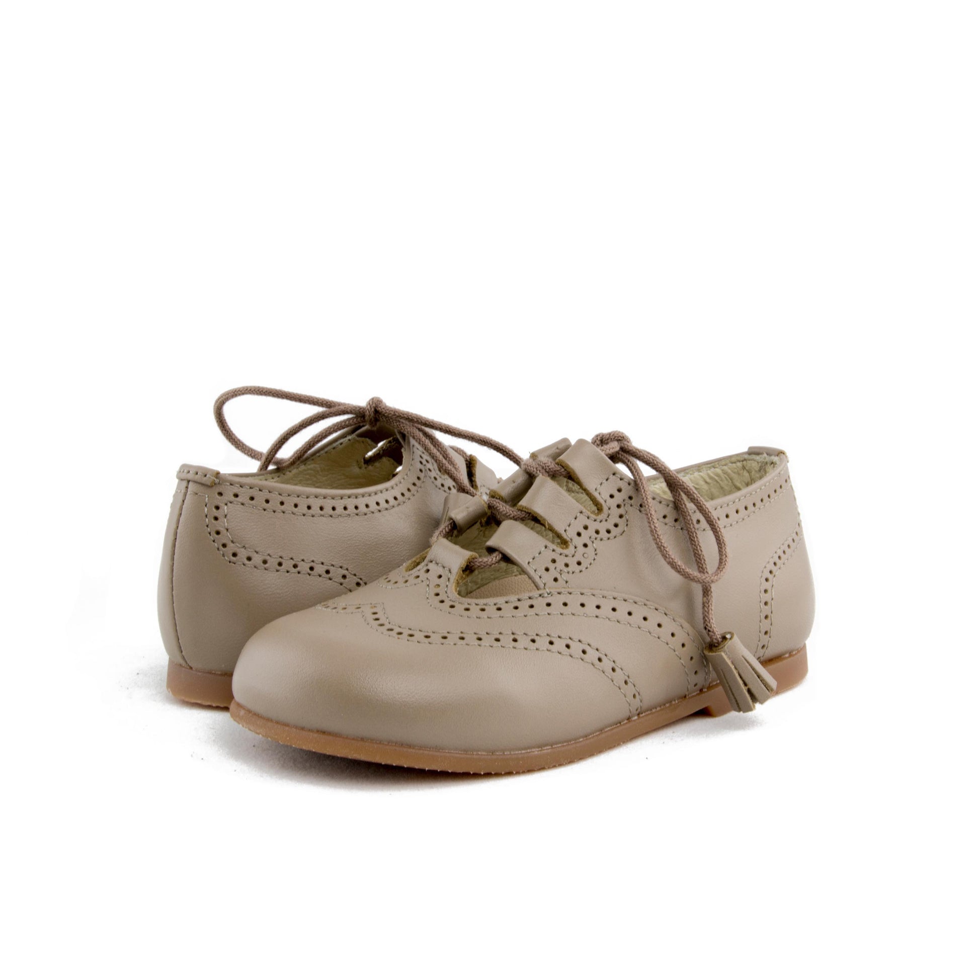 Angelito picado premier taupe con cordón 3992 Jeromín - 3992-210-2.jpg