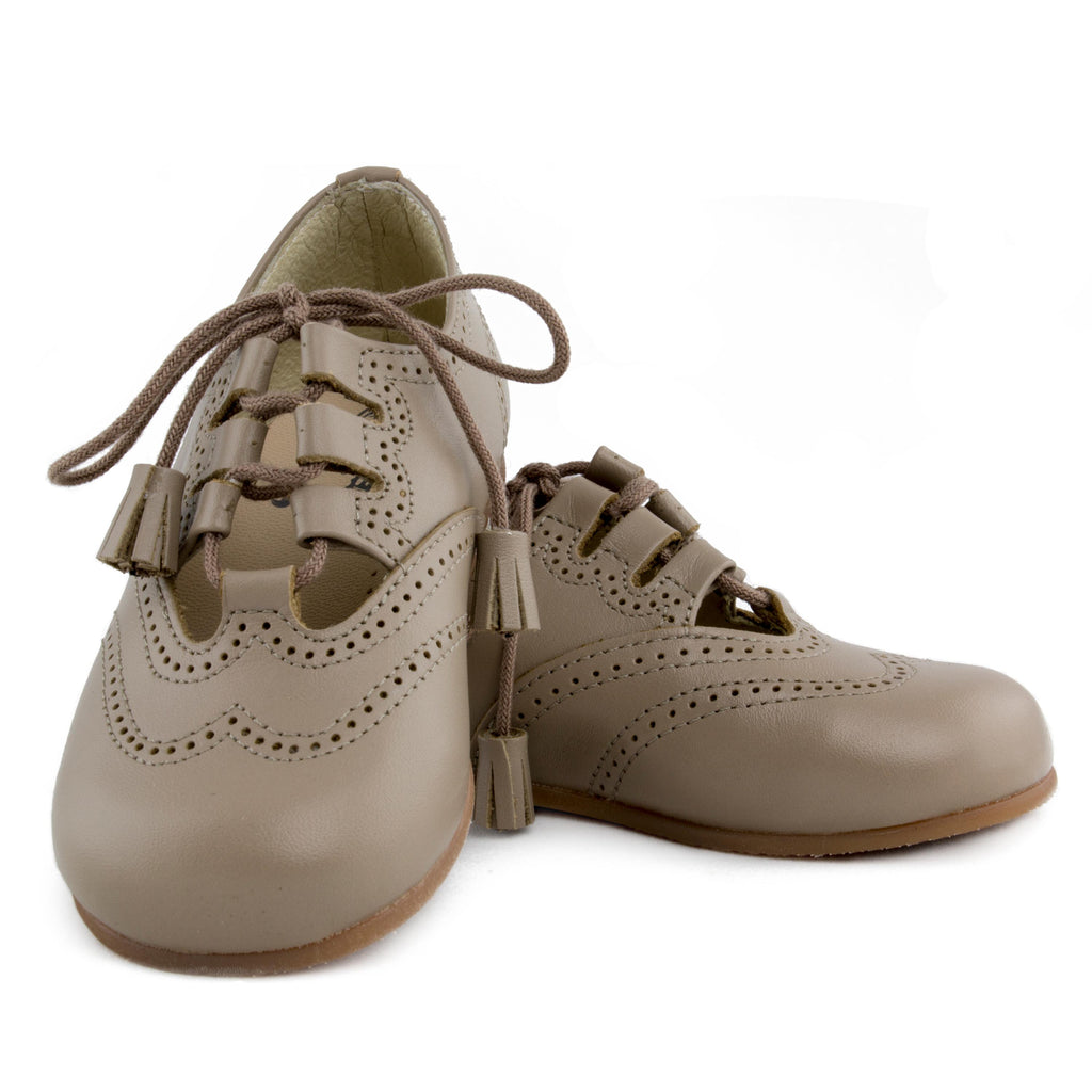 Angelito picado premier taupe con cordón 3992 Jeromín - 3992-210-6.jpg