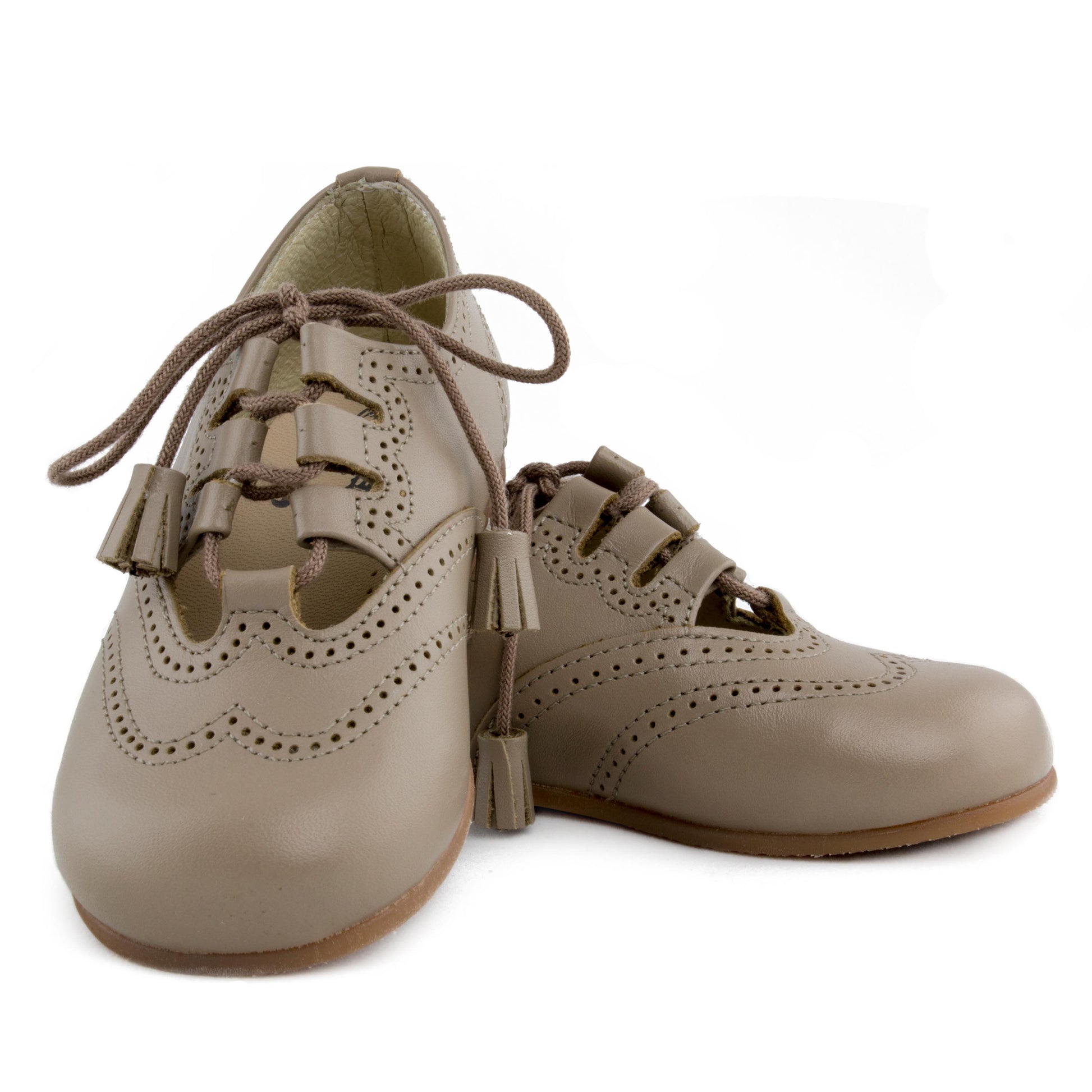 Angelito picado premier taupe con cordón 3992 Jeromín - 3992-210-6.jpg