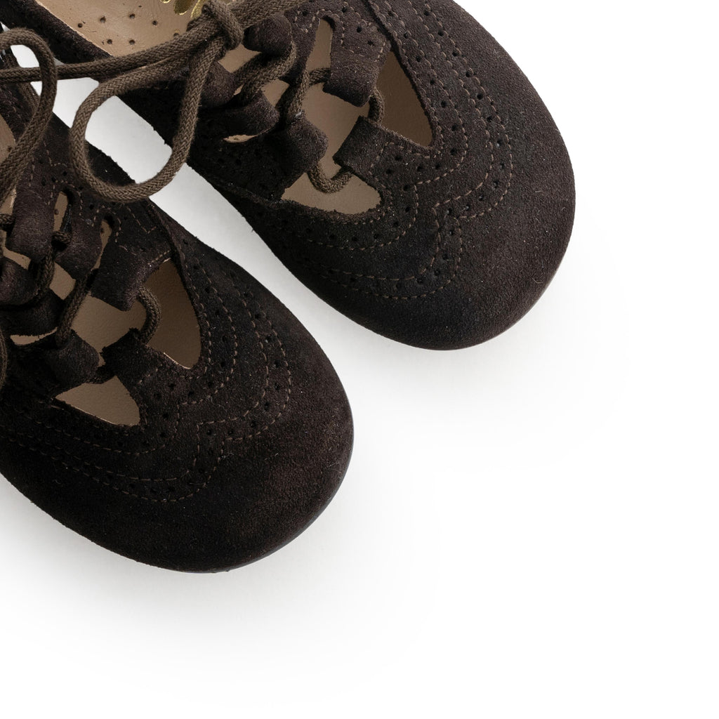 Angelito picado elegante ante marrón con cordón 3992 Jeromín - 3992-26-6.jpg