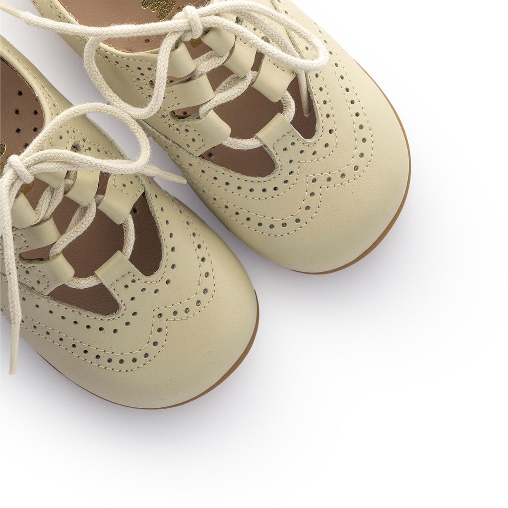 Angelito picado elegante beige con cordón 3992 Jeromín - 3992-9-6.jpg