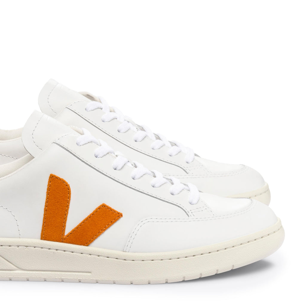 Deportiva blanco/pumpkin con cordón V12 de Veja - V12-500-6.jpg
