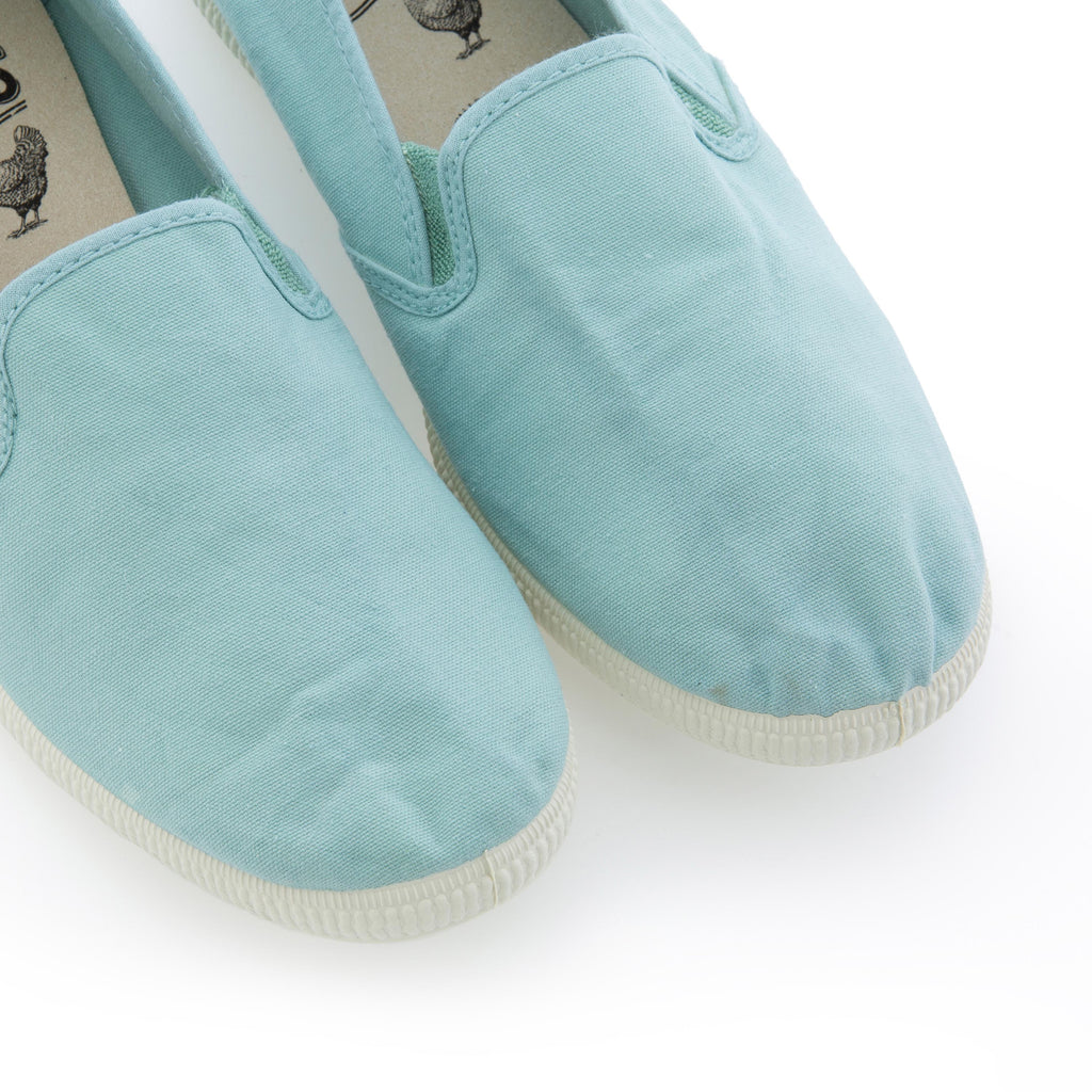 Zapatilla verde agua con elástico 7UNO de Walk in Pitas - 7UNO-105-6.jpg