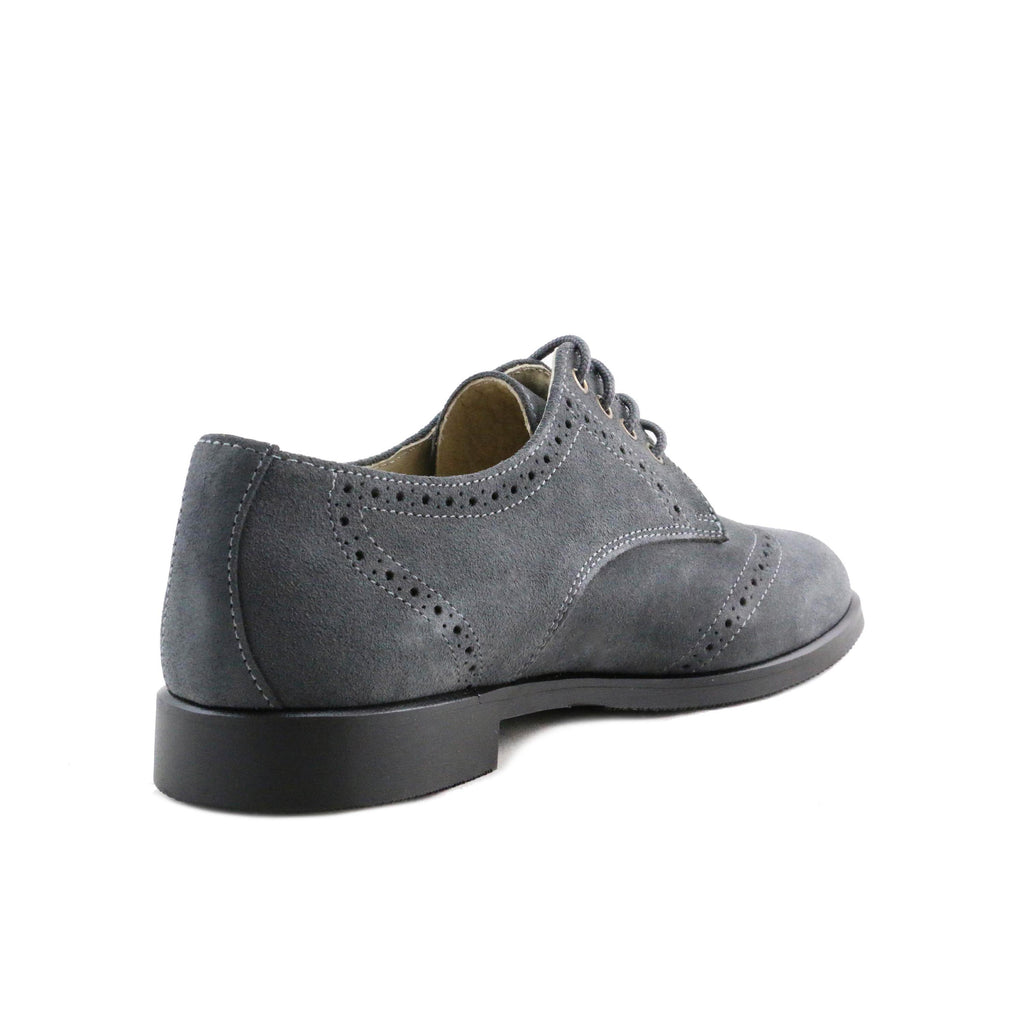 Blucher picado elegante ante gris con cordón 267-01 Jeromín - 267-01-121-3.jpg