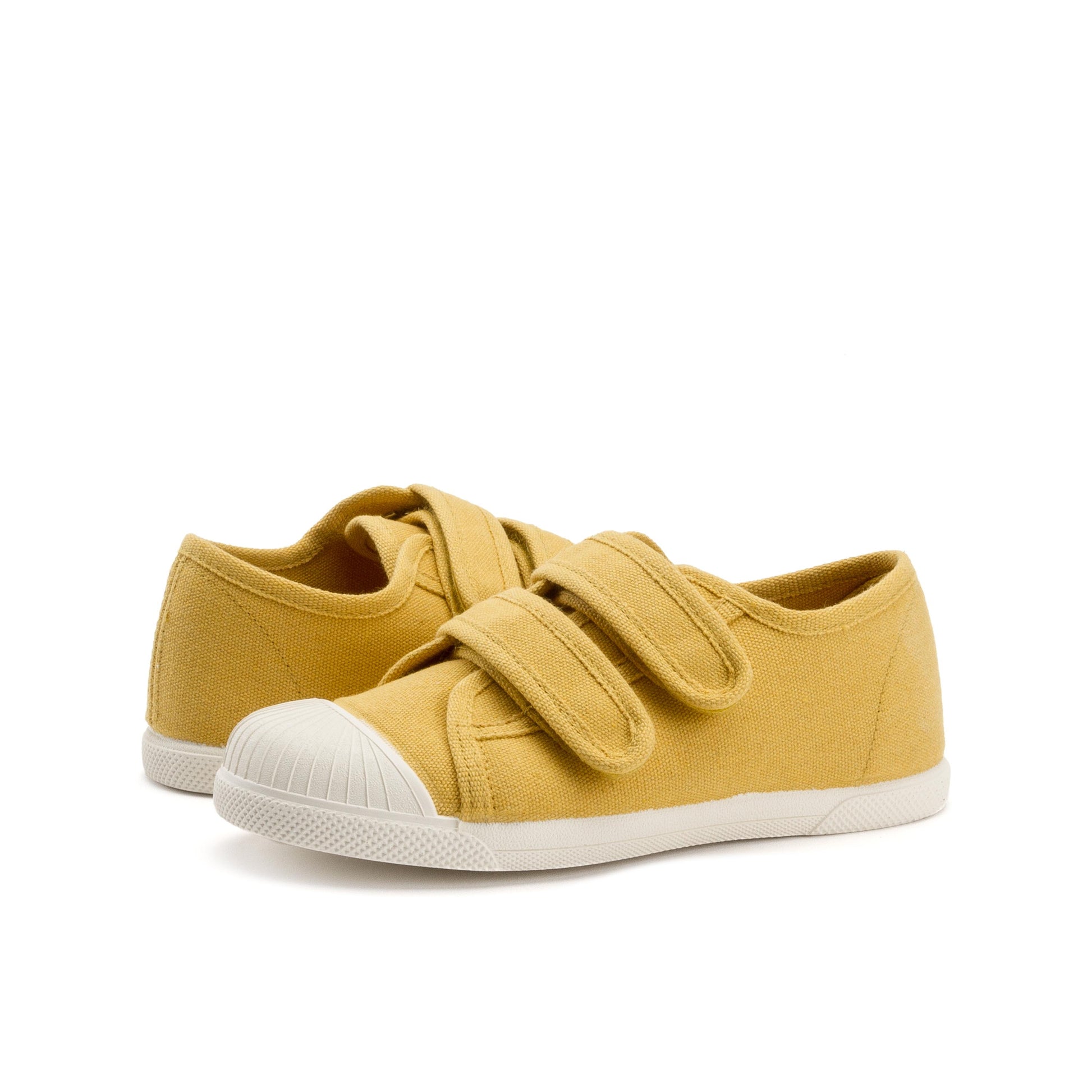 Zapatilla mostaza con velcro 4003 de Pepa & Cris - 4003-251-2.jpg