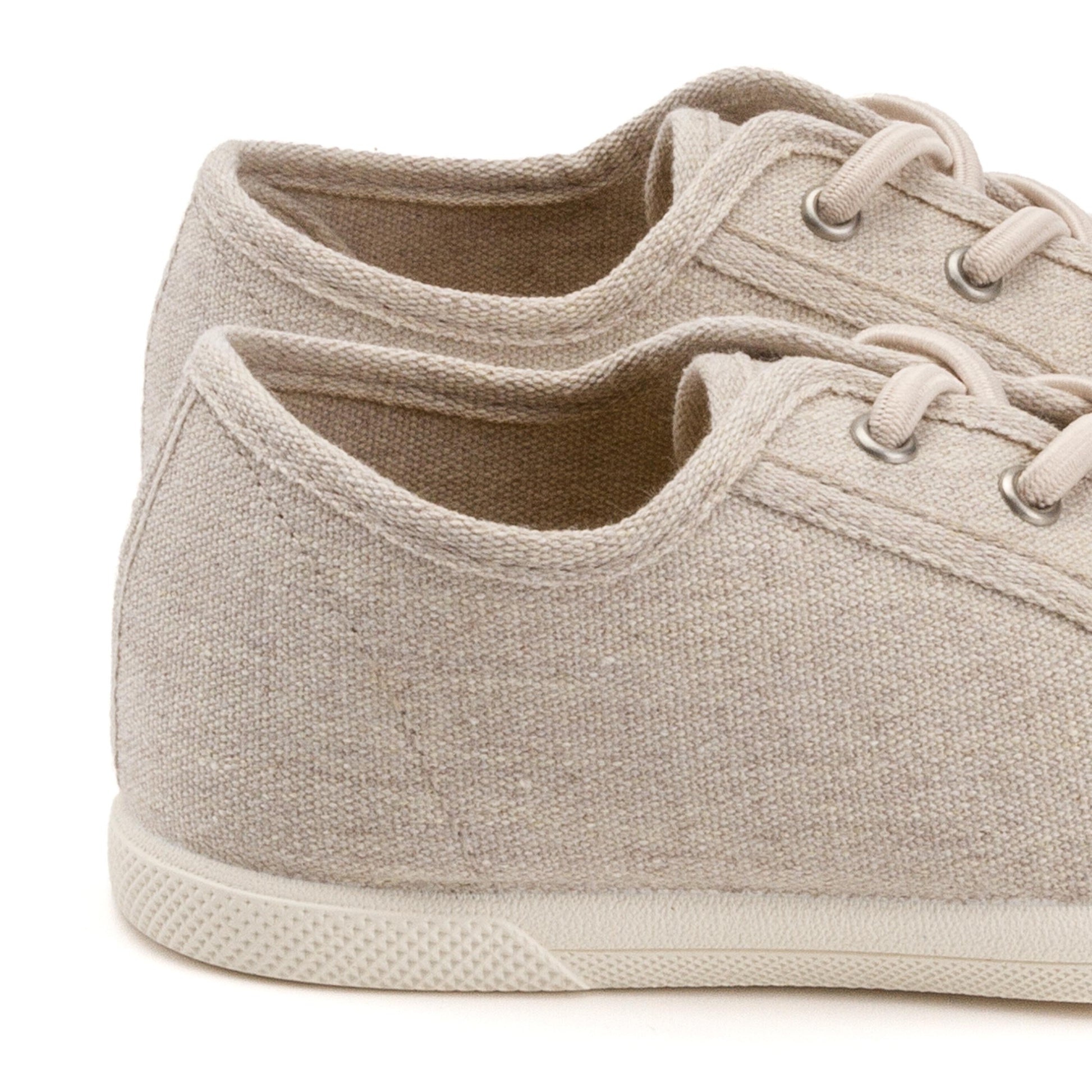 Zapatilla piedra con cordón y elástico 4011 Pepa&Cris - 4011-300-5.jpg