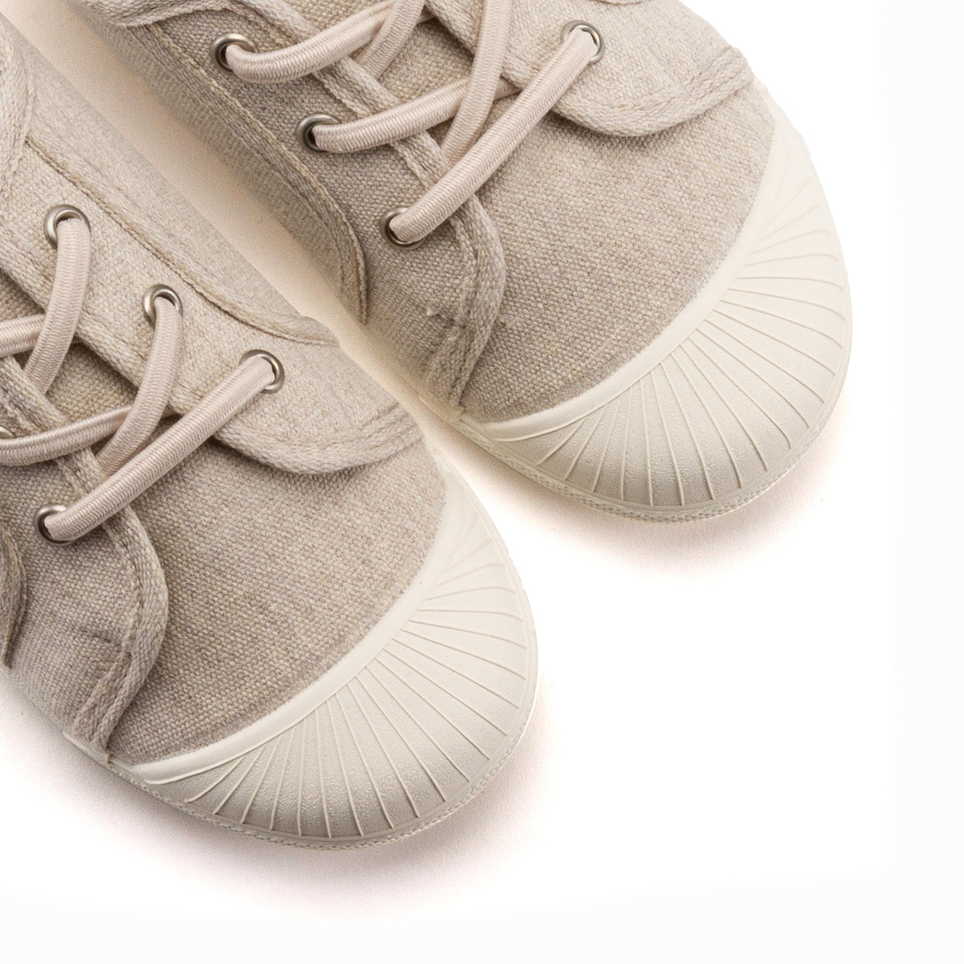 Zapatilla piedra con cordón y elástico 4011 Pepa&Cris - 4011-300-6.jpg