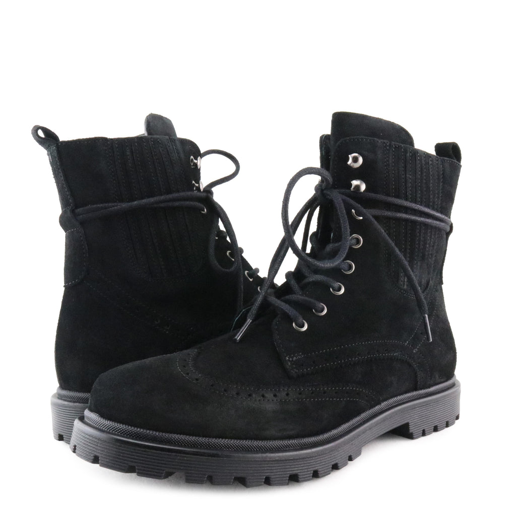 Bota ante negro con cordón y cremallera 4060 de Eli - 4060-31-2.jpg