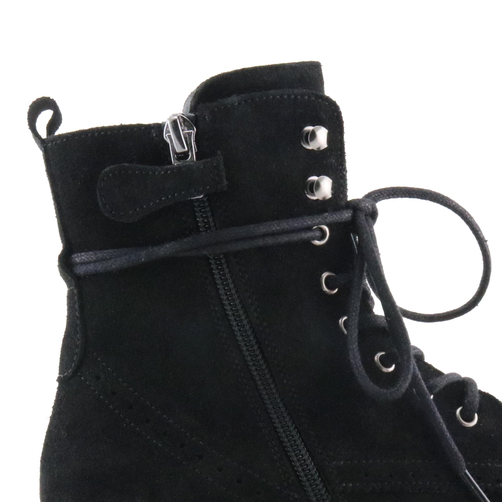 Bota ante negro con cordón y cremallera 4060 de Eli - 4060-31-5.jpg