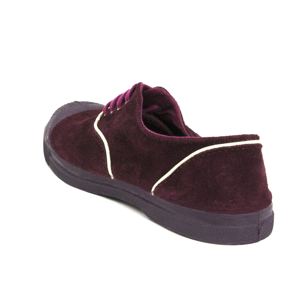 Zapatilla ante burdeos con cordón 15004ANTE Bensimon - 15004ANTE-70-4.jpg