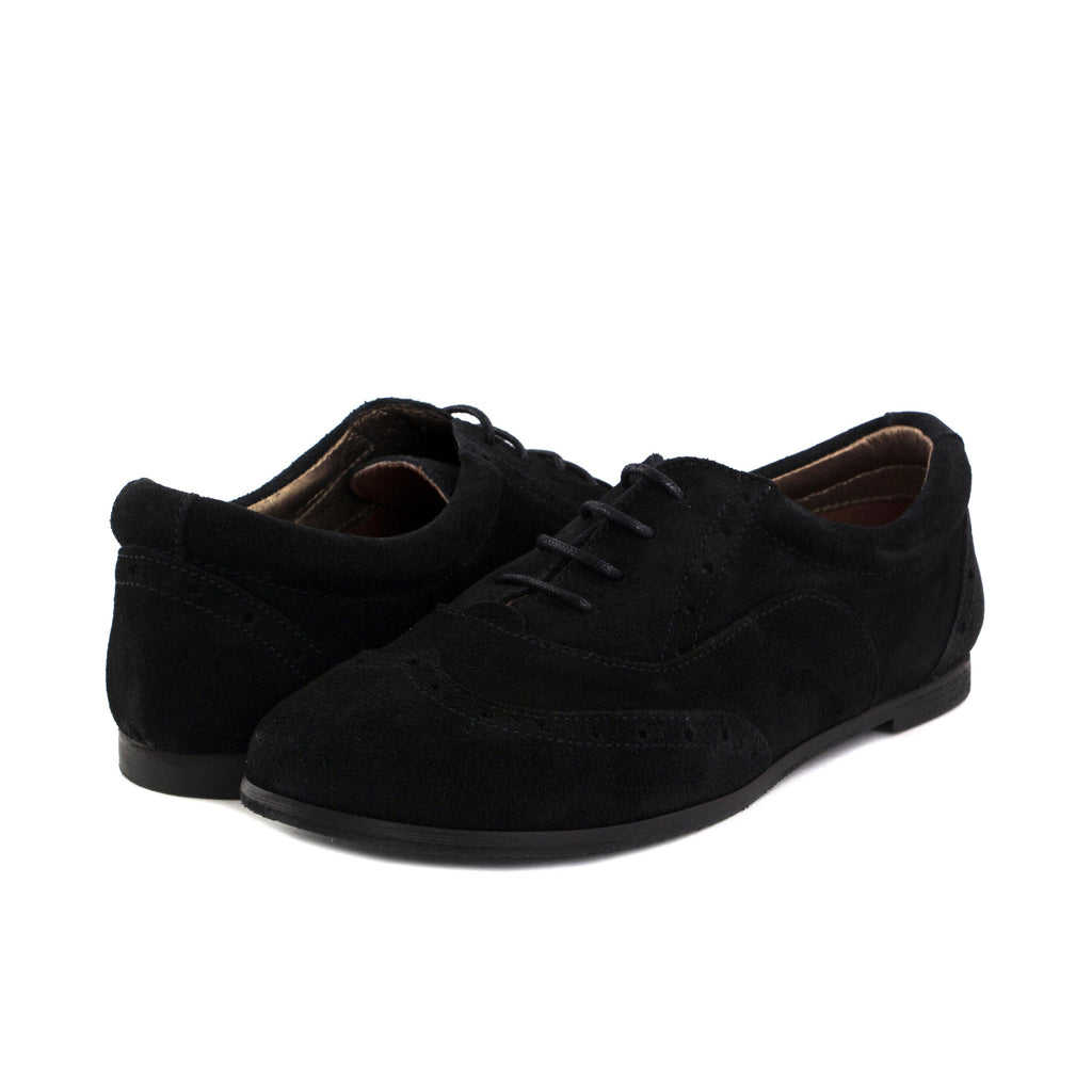 Blucher picado ante negro con cordón J-INGLES Jeromín - J-INGLES-31-2.jpg