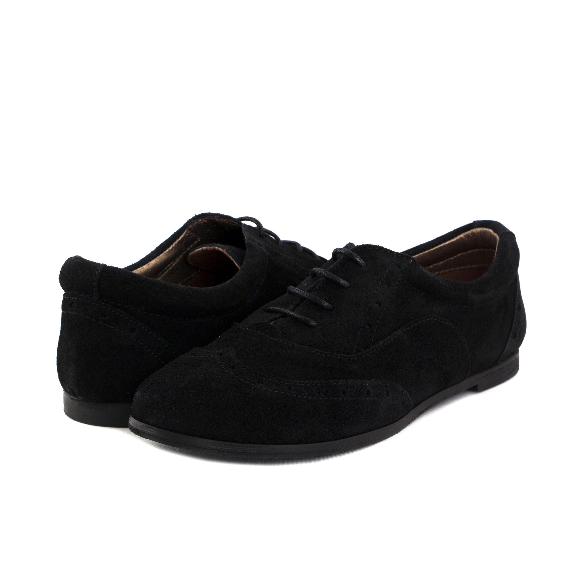 Blucher picado ante negro con cordón J-INGLES Jeromín - J-INGLES-31-2.jpg