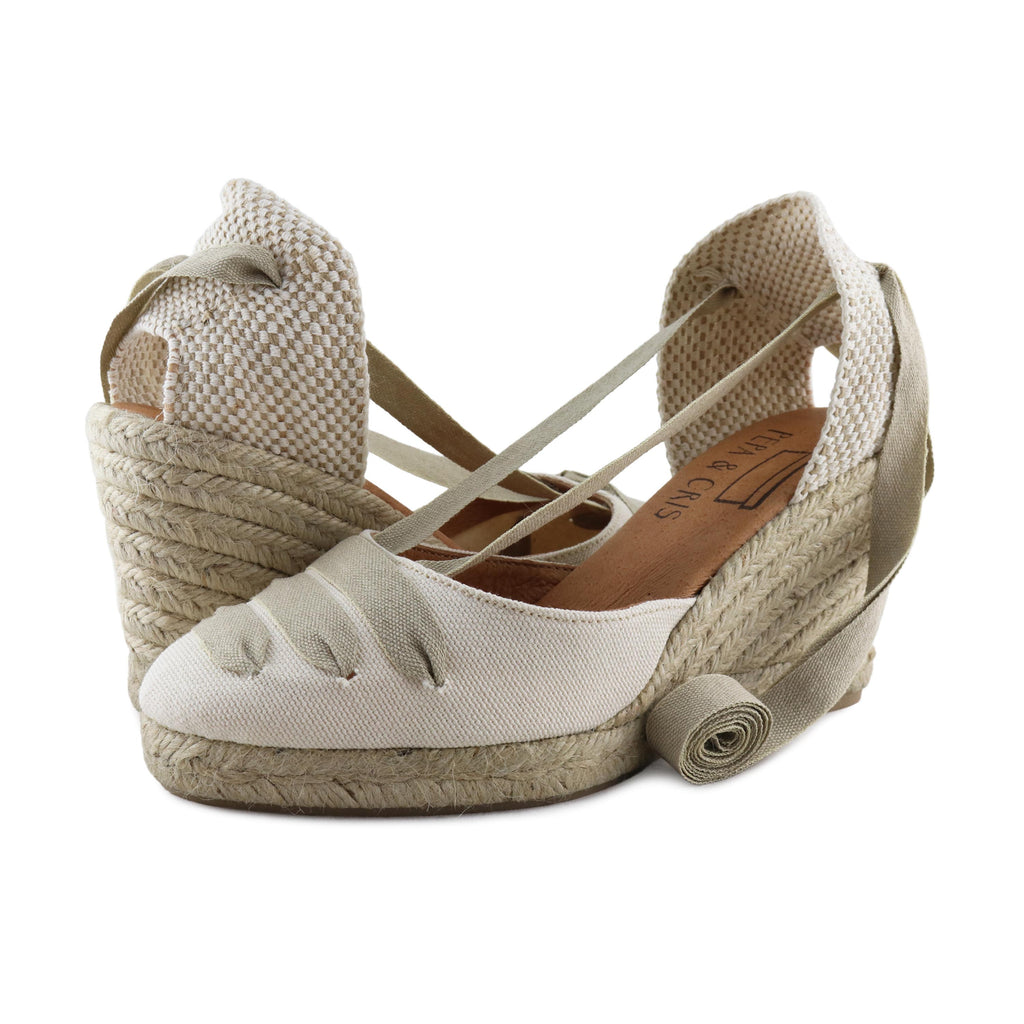 Alpargata de cuña cerrada crudo de cintas 41LONA Pepa&Cris - 41LONA-351-2.jpg