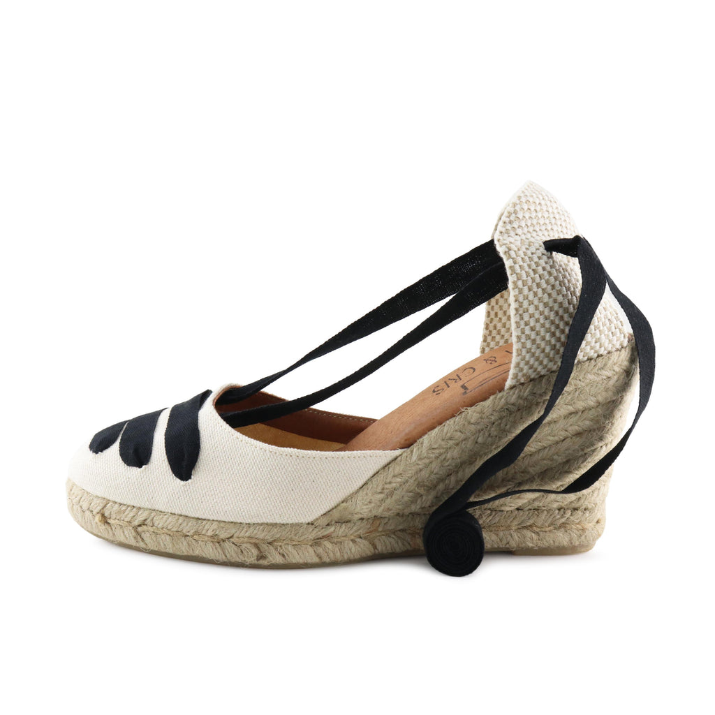 Cuña cerrada crudo/negro de cintas 41LONA Pepa&Cris - 41LONA-399-1.jpg