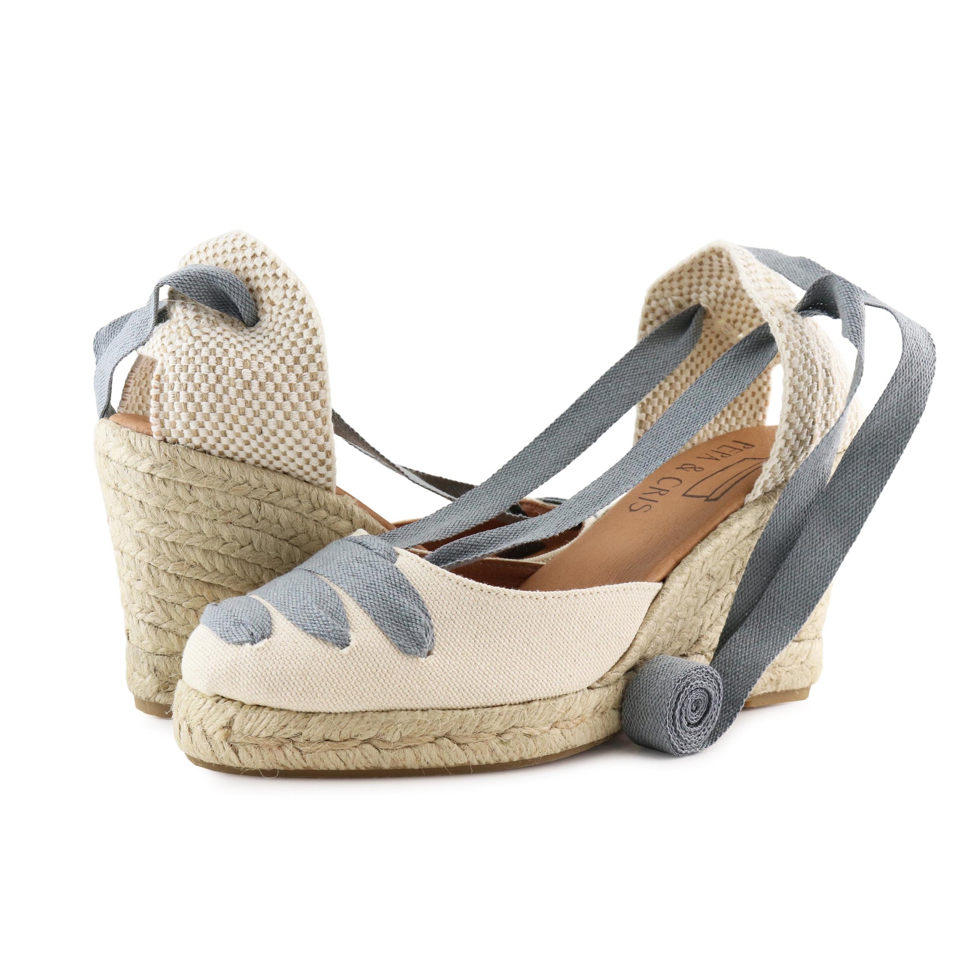 Cuña cerrada crudo/gris de cintas 41LONA Pepa&Cris - 41LONA-446-2.jpg