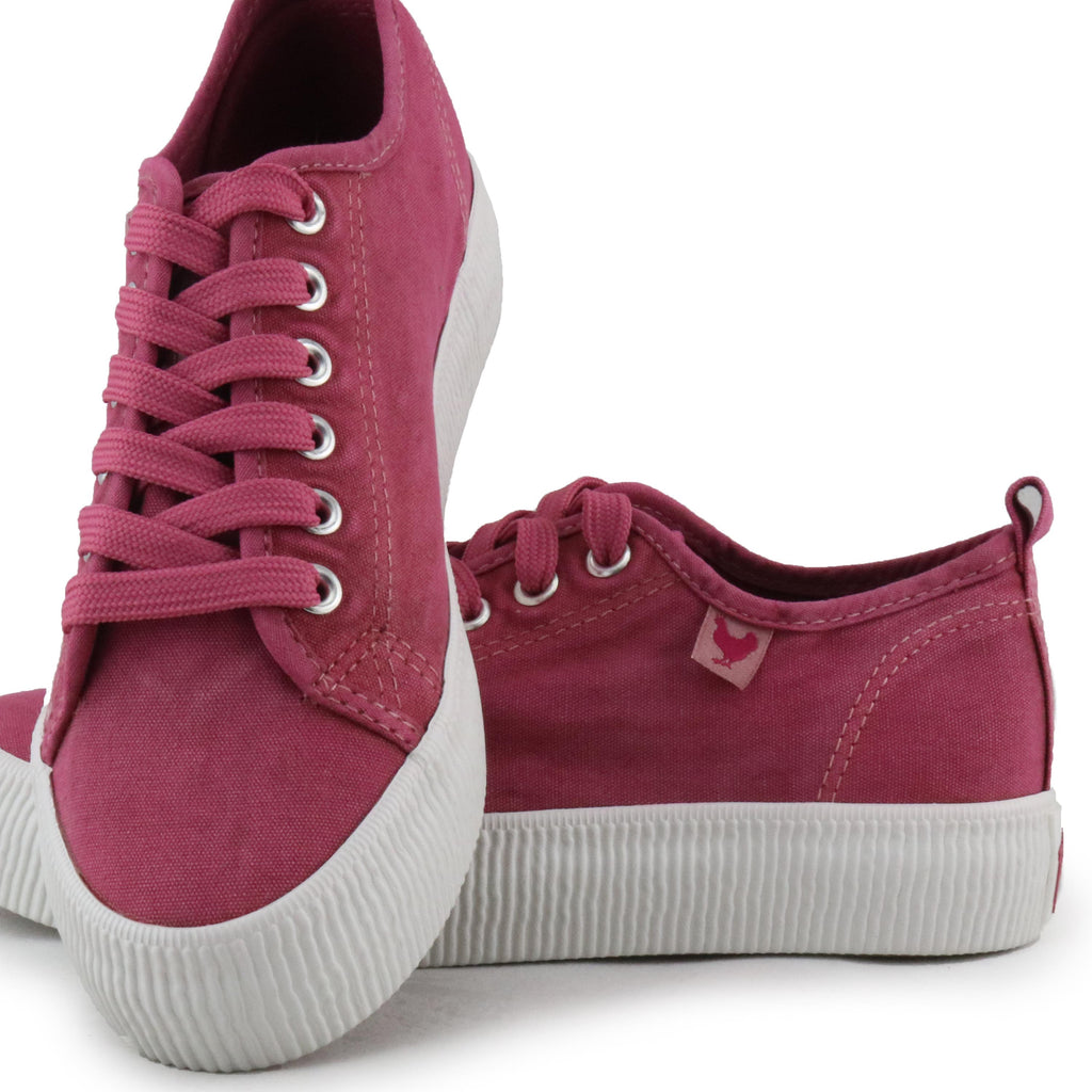 Zapatilla frambuesa con cordón 11UNO Walk in Pitas - 11UNO-107-6.jpg