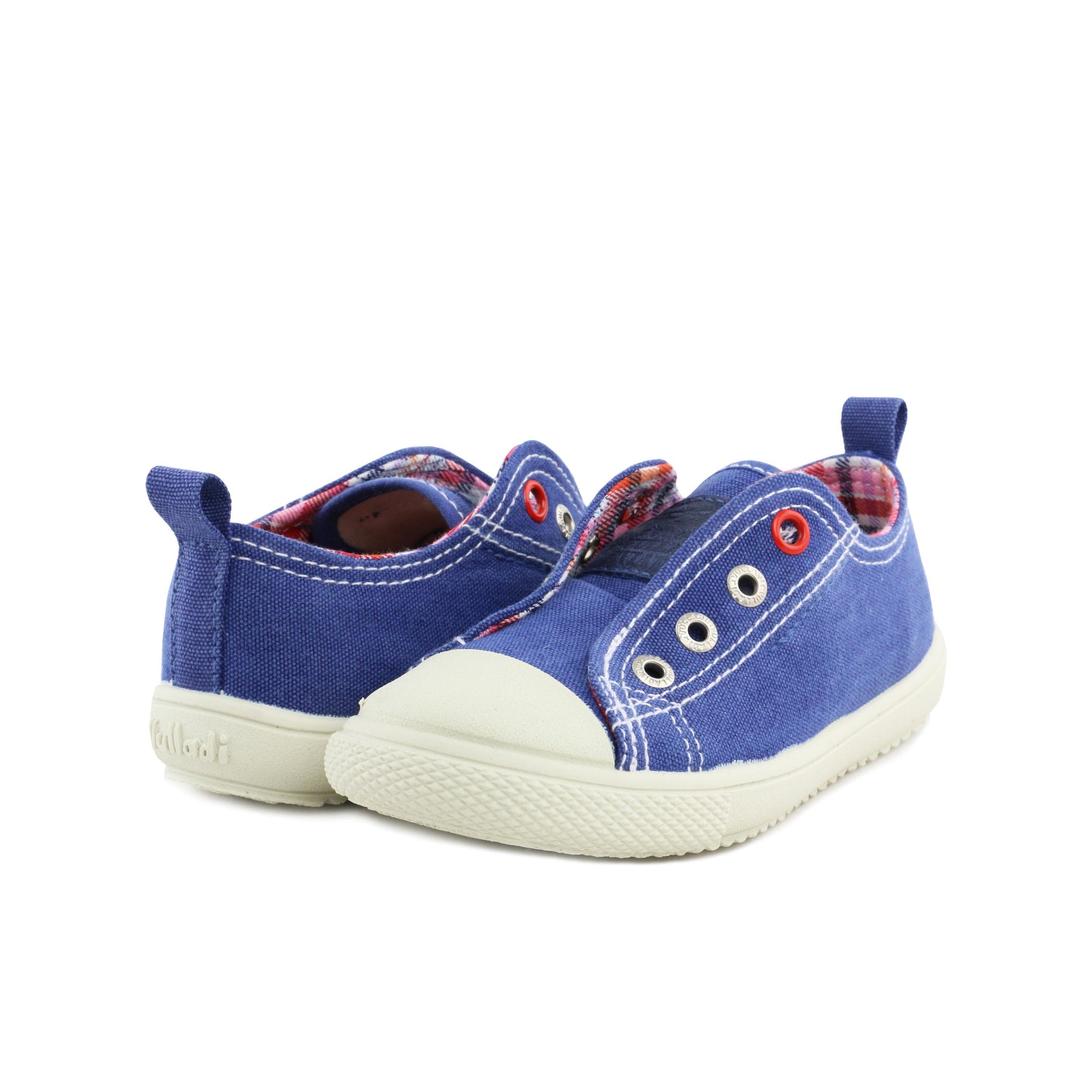 Zapatilla azul con cordón y elástico 4306 Vulladi - 4306-7-2.jpg