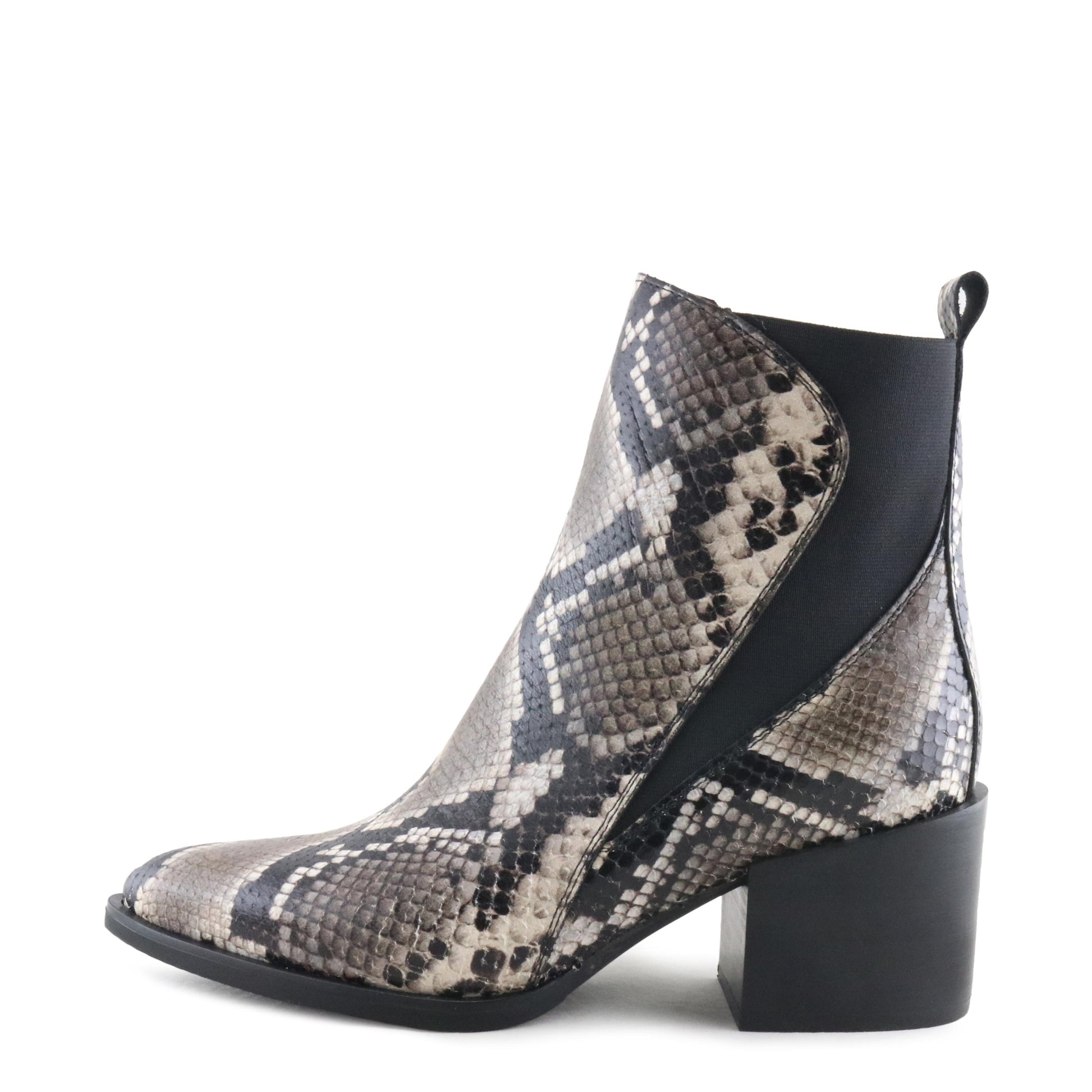 Botín con tacón negro/gris con elástico 4354 de Alpe - 4354-237-1.jpg