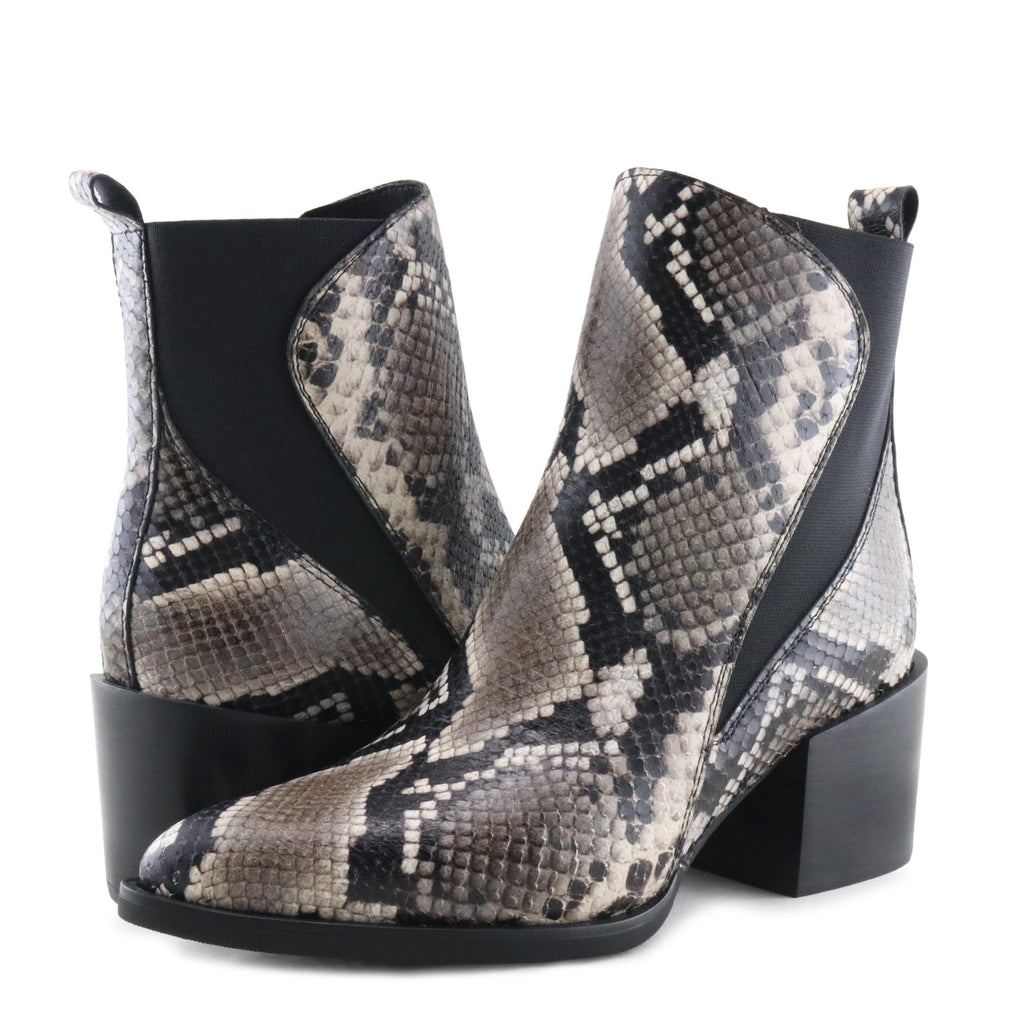 Botín con tacón negro/gris con elástico 4354 de Alpe - 4354-237-2.jpg