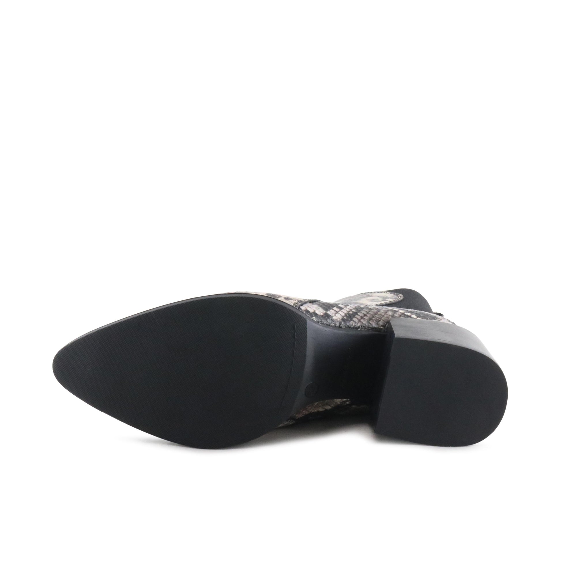 Botín con tacón negro/gris con elástico 4354 de Alpe - 4354-237-4.jpg