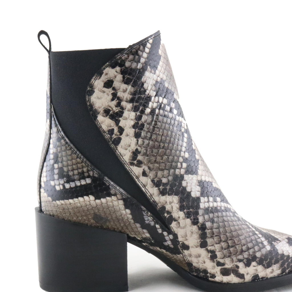 Botín con tacón negro/gris con elástico 4354 de Alpe - 4354-237-5.jpg