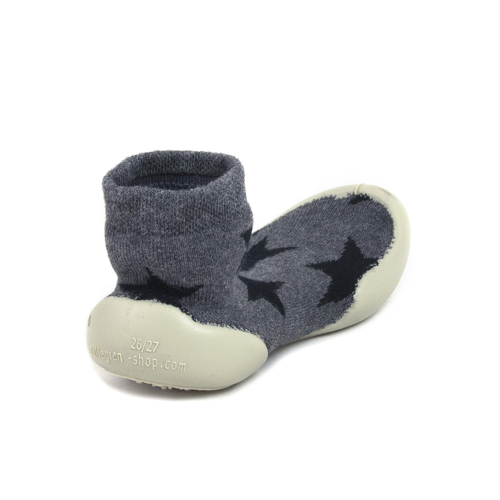 Zapatilla para casa cerrada negro/gris 4418B Collégien - 4418B-16-3.jpg