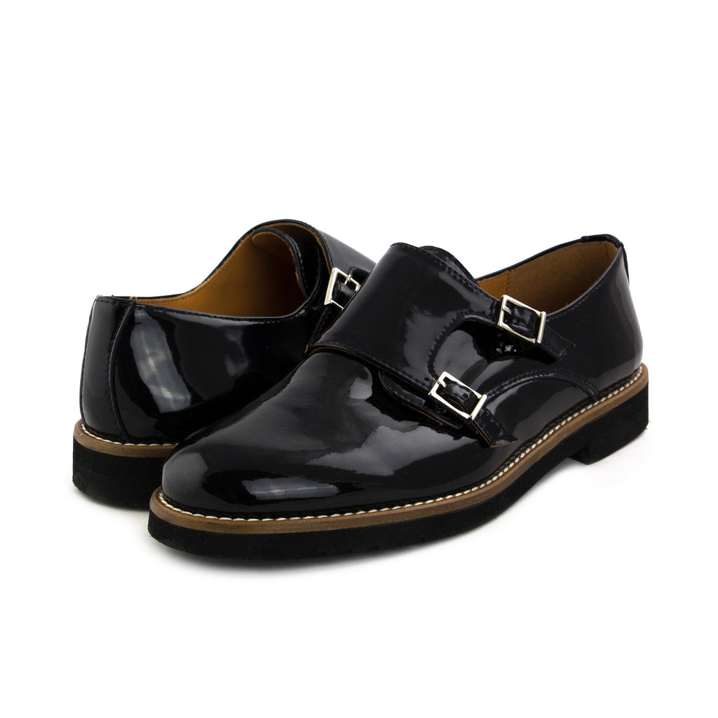 Blucher liso elegante charol negro con hebilla 4419P Eli - 4419P-24-2.jpg