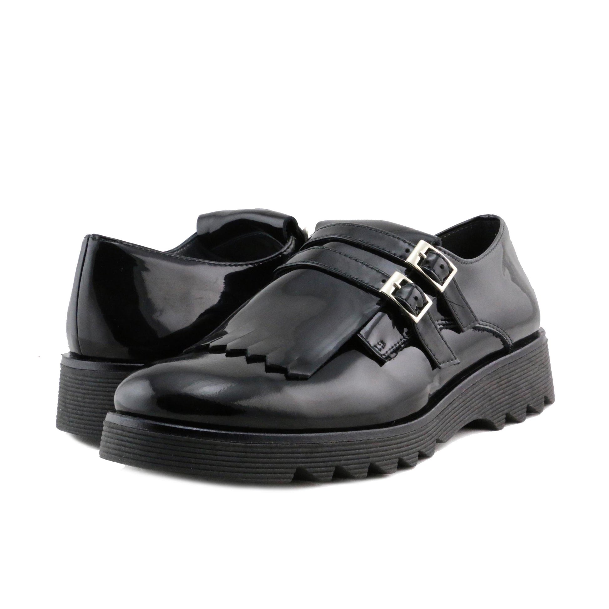 Blucher liso elegante charol negro con cordón 4434 Eli - 4434-24-2.jpg