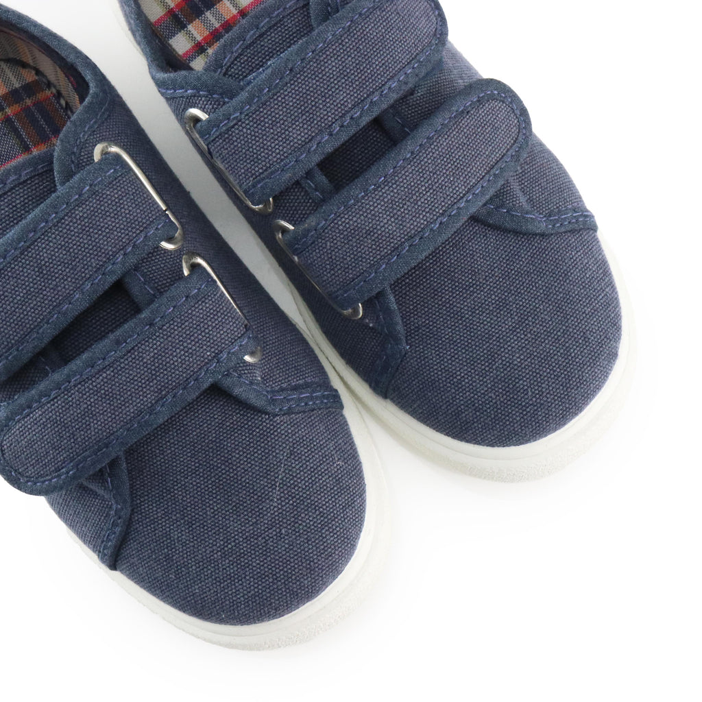 Zapatilla casual azul con velcro 445 de Vulladi - 445-7-6.jpg