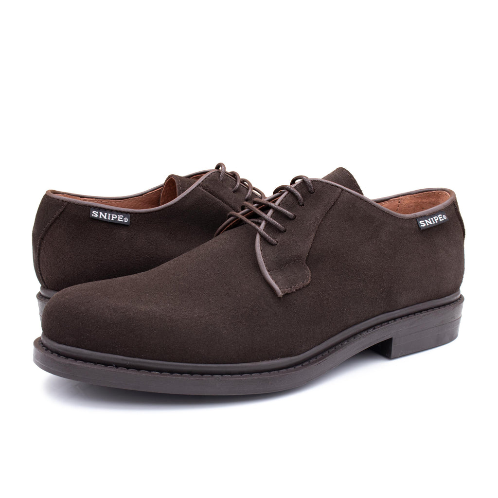 Blucher liso elegante ante marrón con cordón 44621 Snipe - 44621-26-2.jpg