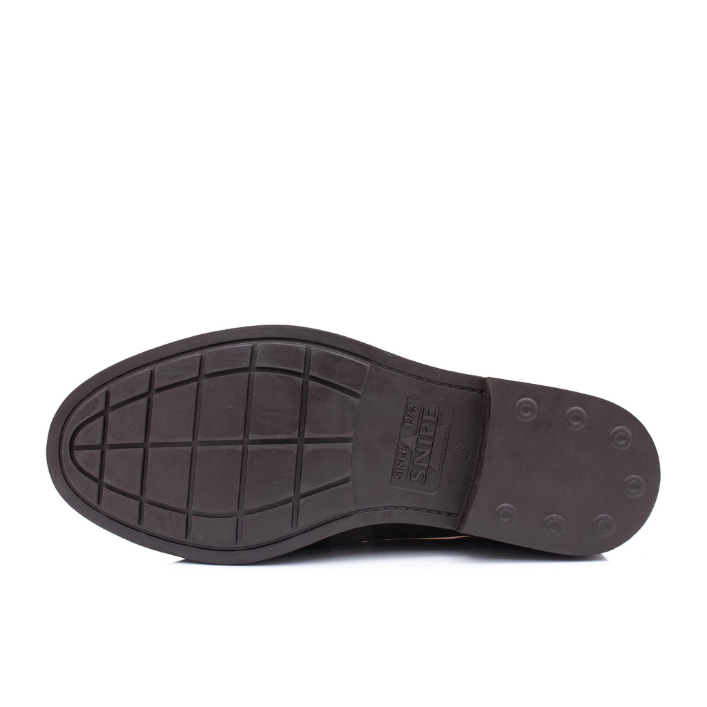 Blucher liso elegante ante marrón con cordón 44621 Snipe - 44621-26-4.jpg