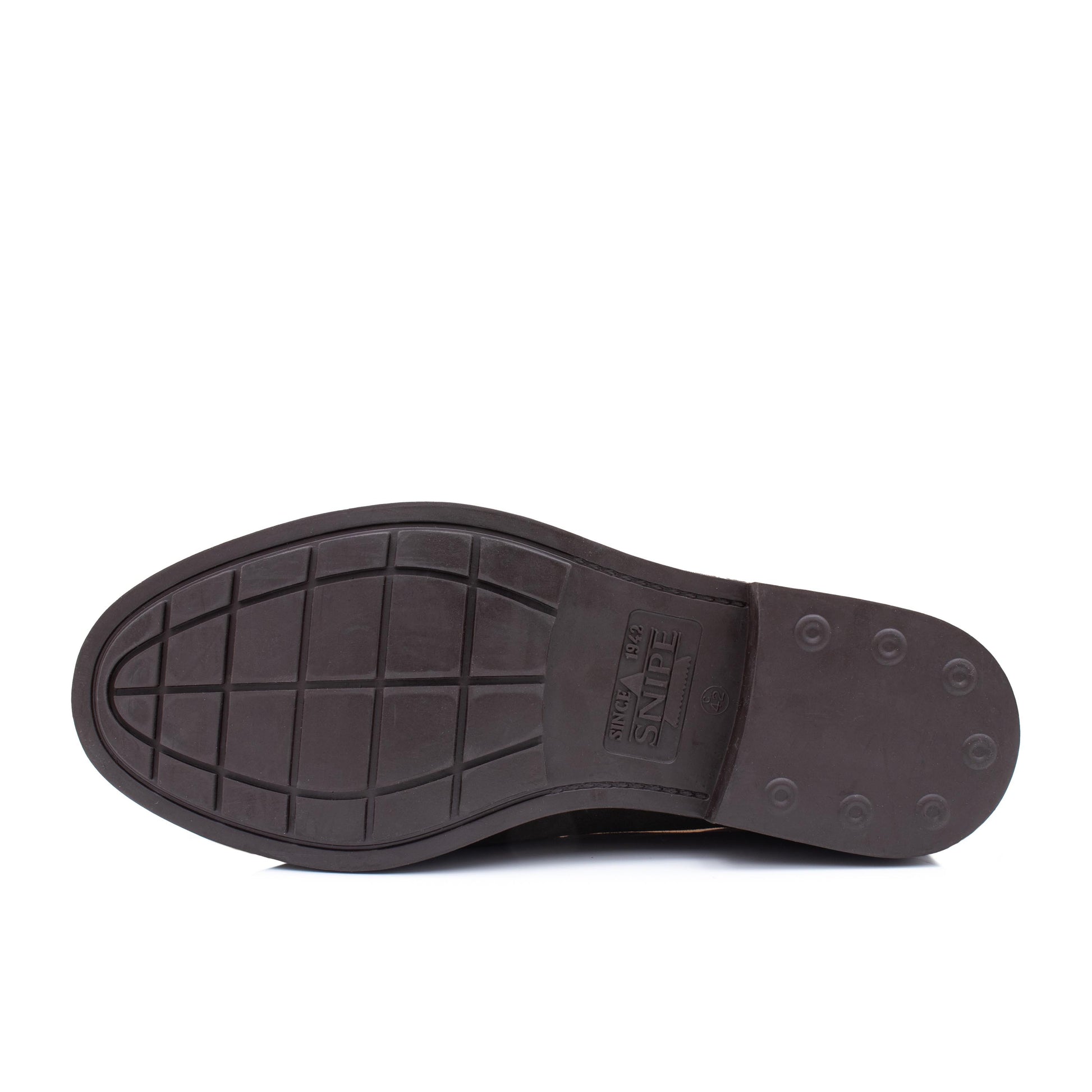 Blucher liso elegante ante marrón con cordón 44621 Snipe - 44621-26-4.jpg