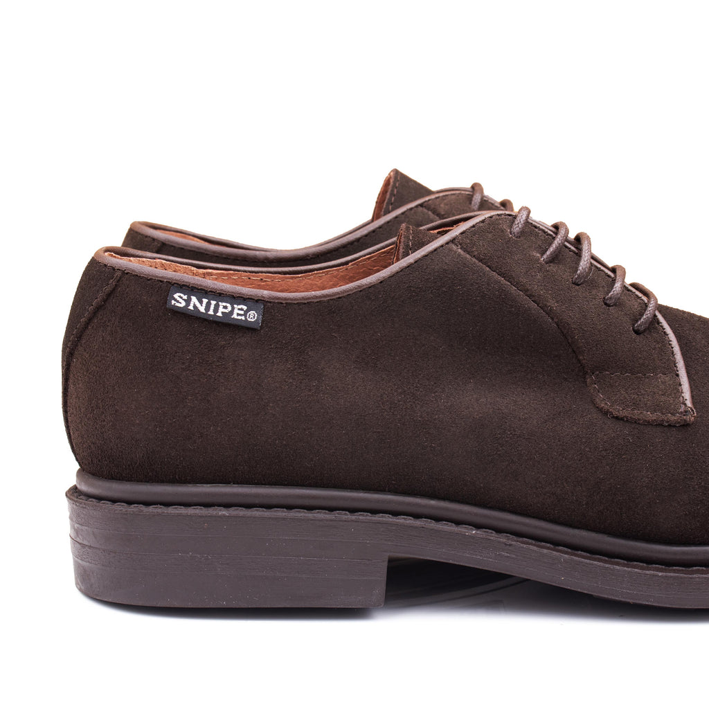 Blucher liso elegante ante marrón con cordón 44621 Snipe - 44621-26-5.jpg