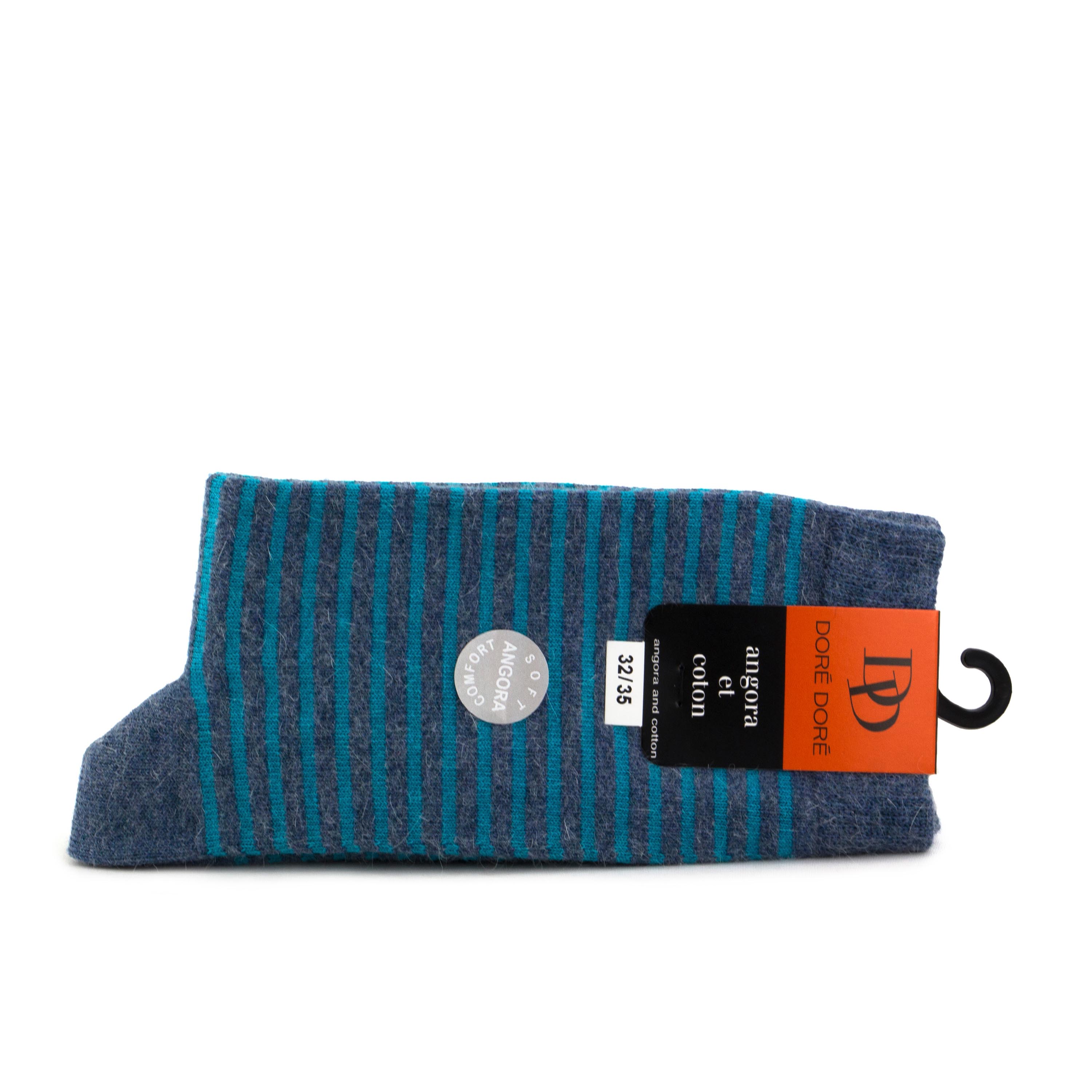 Calcetín corto turquesa 467405 de Doré Doré - 467405-58-1.jpg