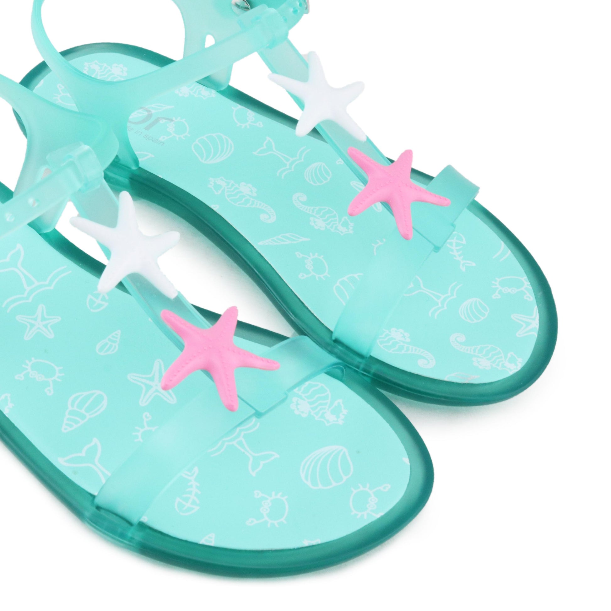 Sandalia verde agua con hebilla TRICIAESTRELLA de Igor - TRICIAESTRELLA-105-5.jpg