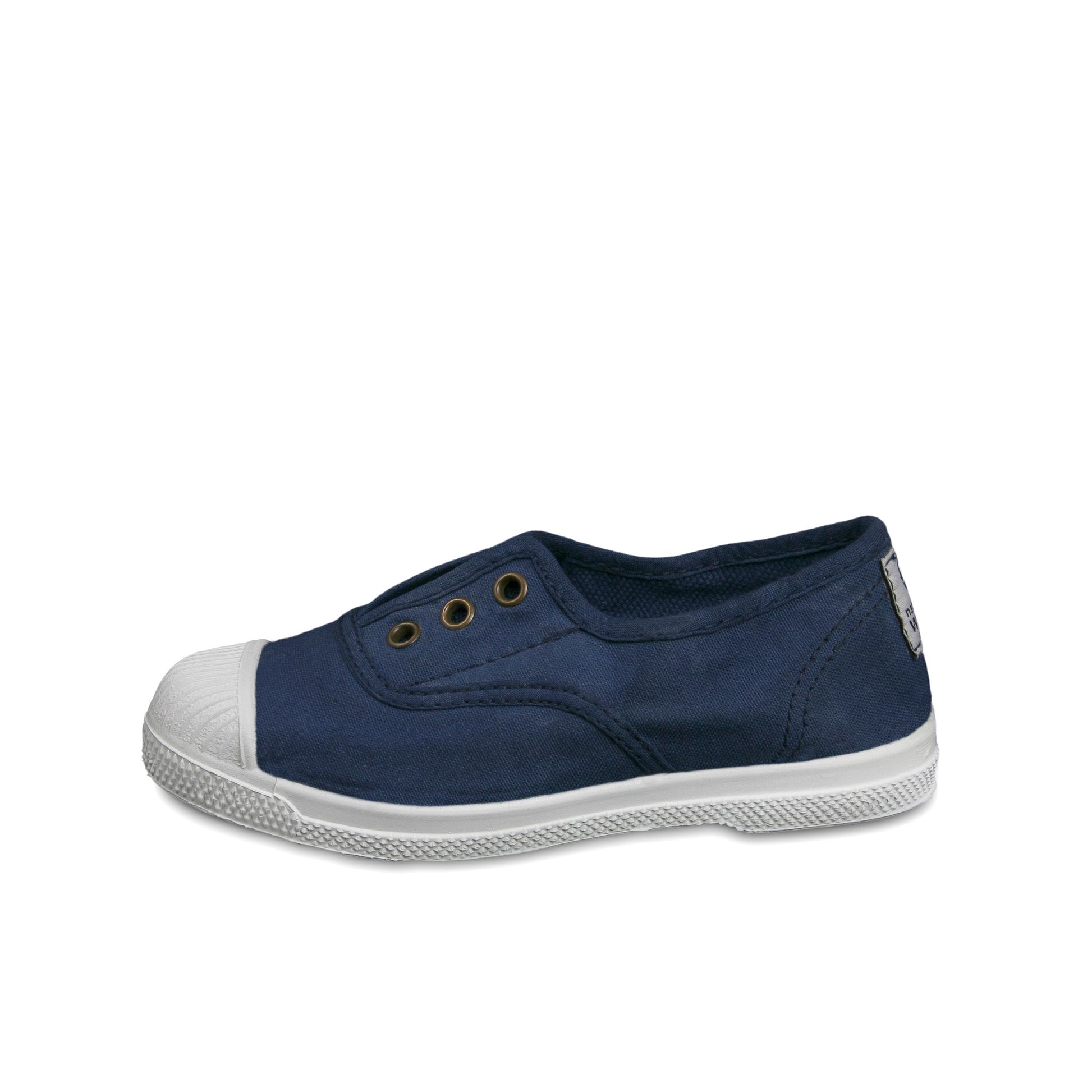 Zapatilla azul con elástico LONA470 Natural World - LONA470-7-1.jpg