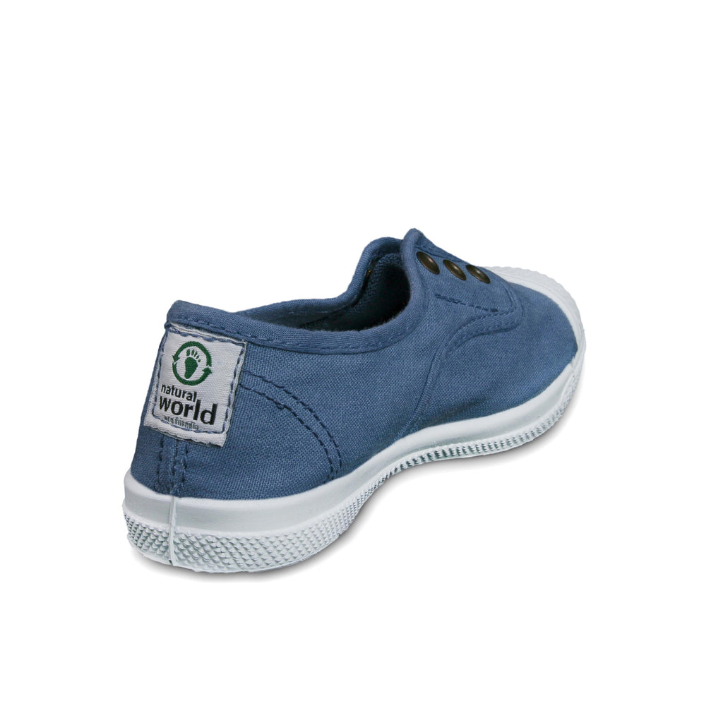 Zapatilla azul jeans con elástico LONA470 Natural World - LONA470-119-3.jpg