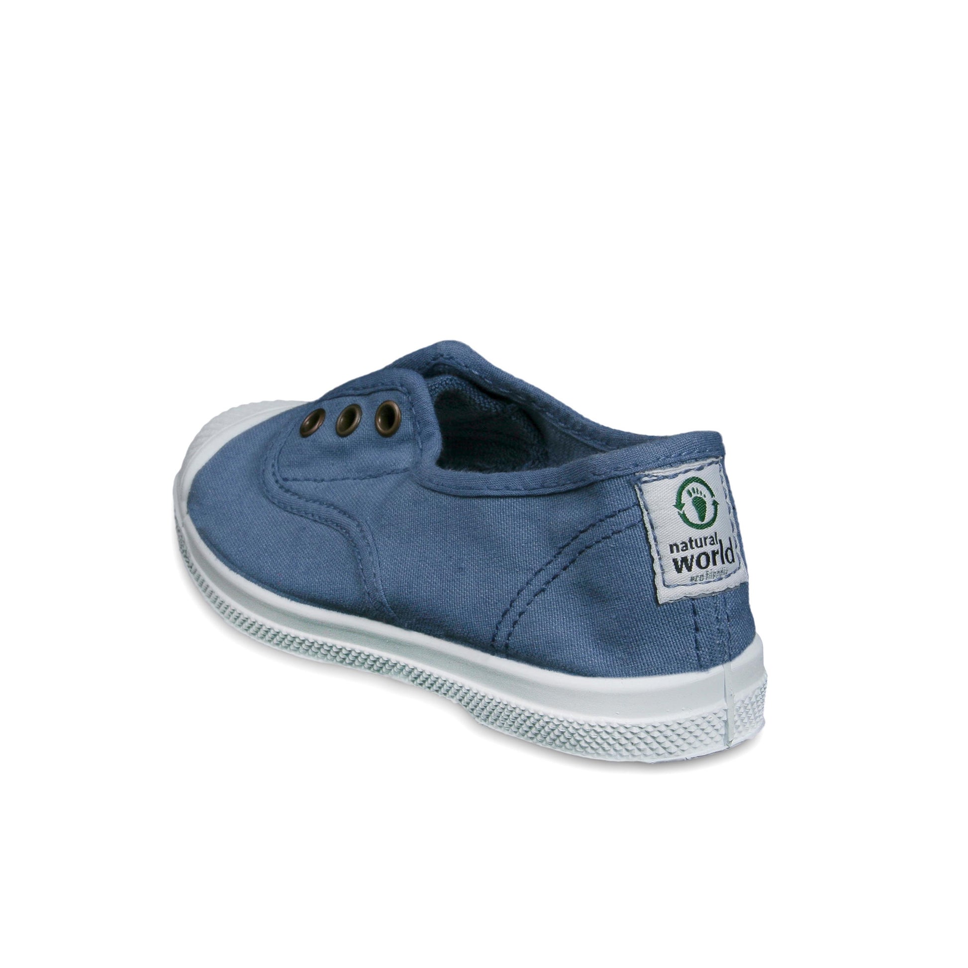 Zapatilla azul jeans con elástico LONA470 Natural World - LONA470-119-4.jpg