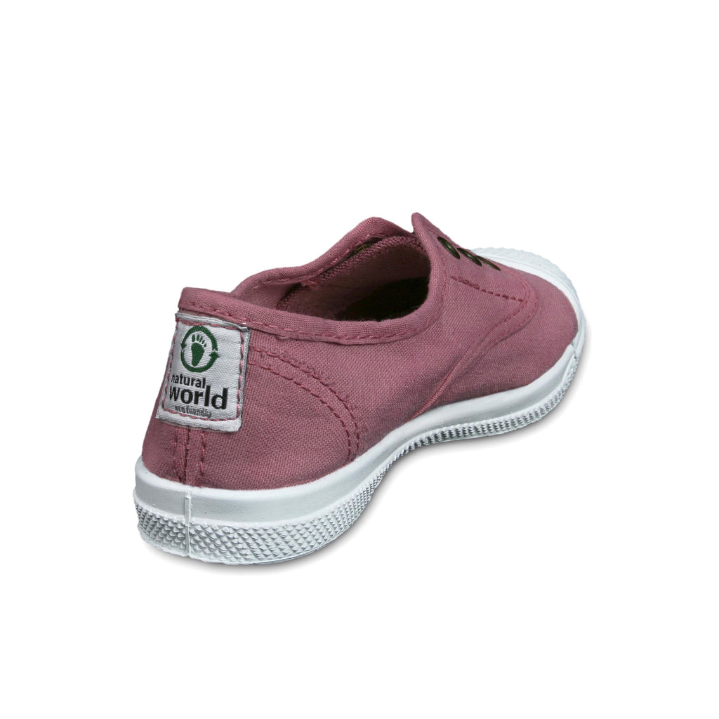 Zapatilla rosa con elástico LONA470 Natural World - LONA470-10-3.jpg