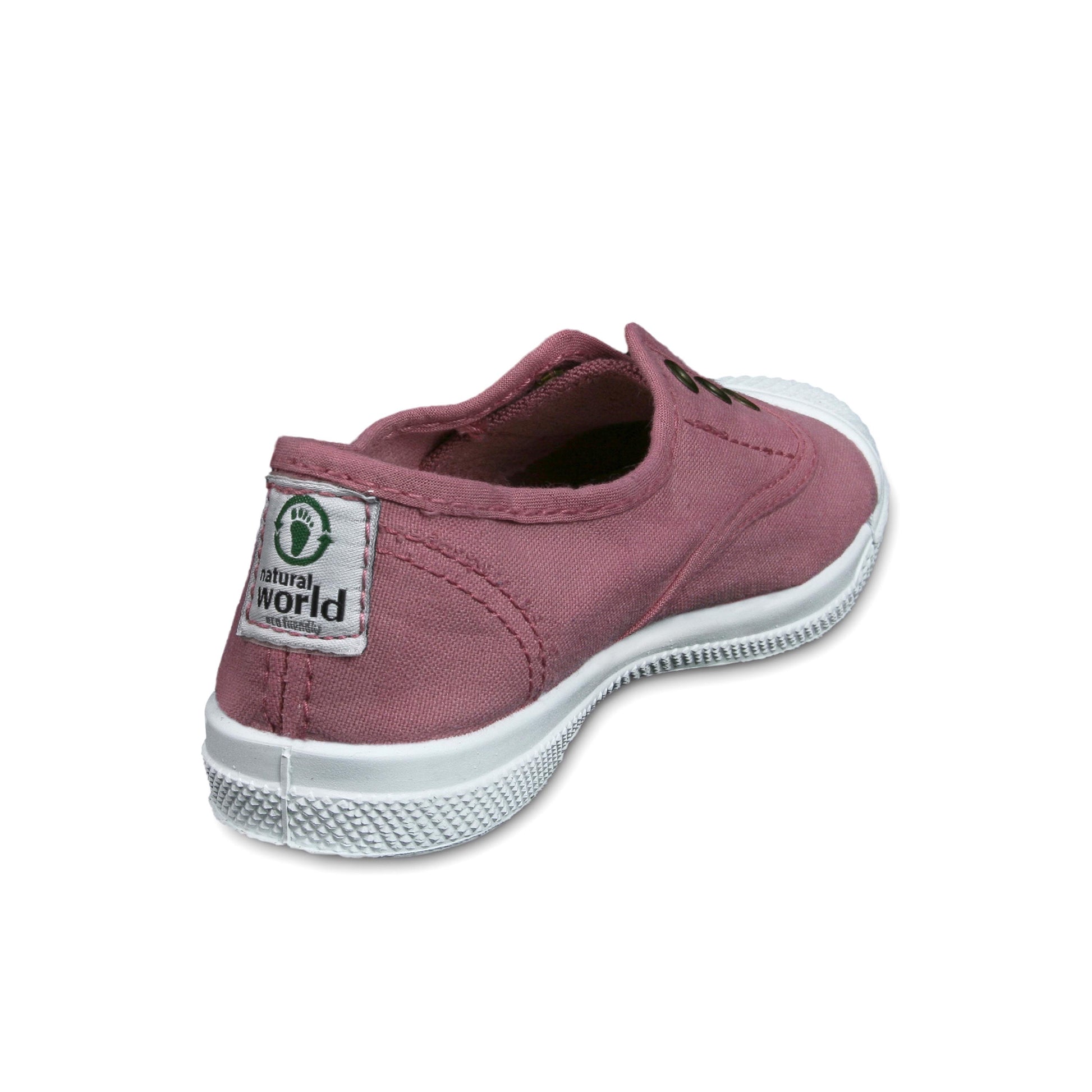 Zapatilla rosa con elástico LONA470 Natural World - LONA470-10-3.jpg