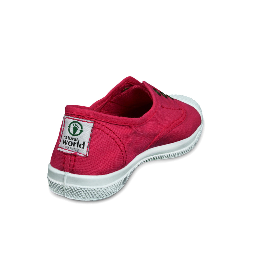 Zapatilla fucsia con elástico LONA470 Natural World - LONA470-65-3.jpg