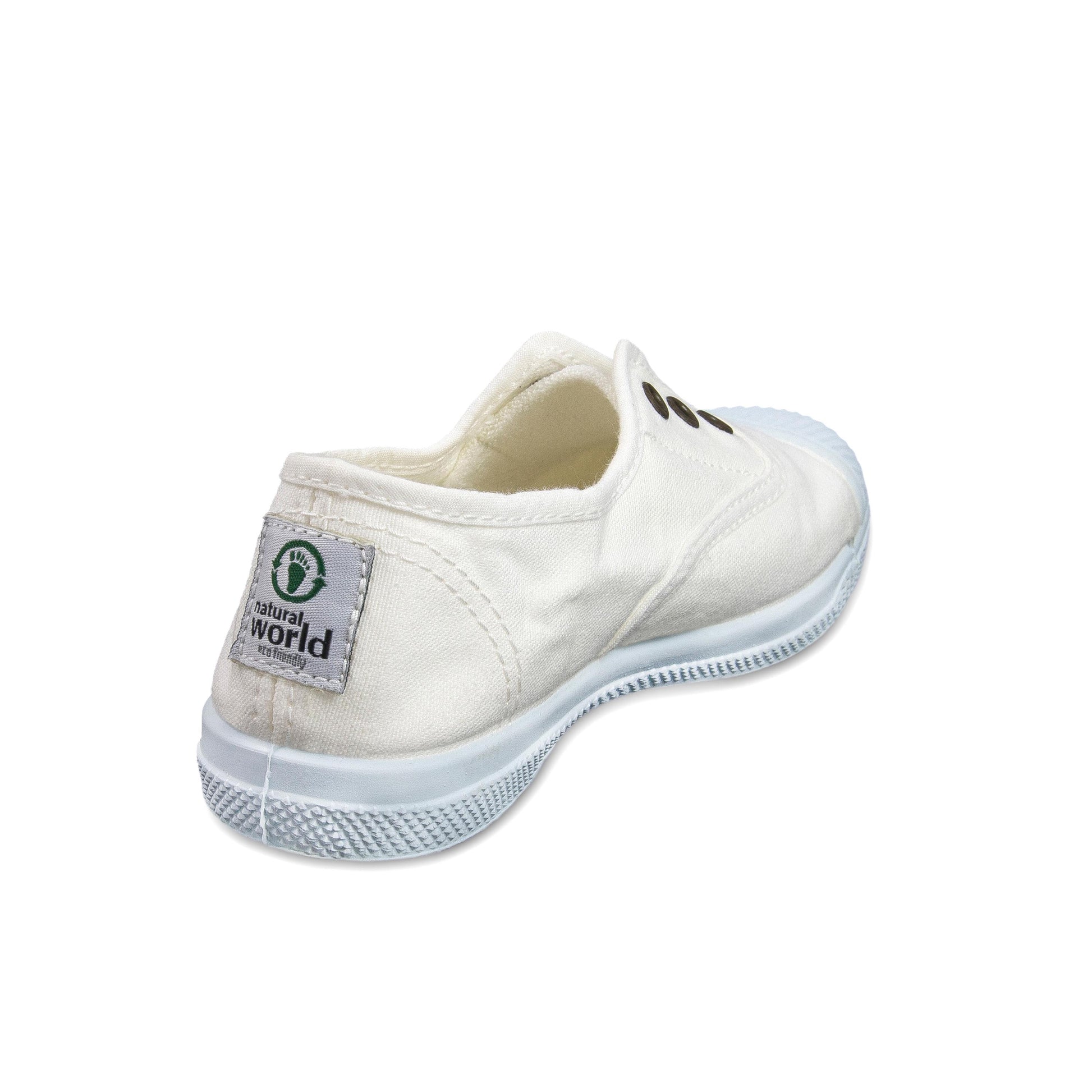 Zapatilla blanco con elástico LONA470 Natural World - LONA470-30-3.jpg