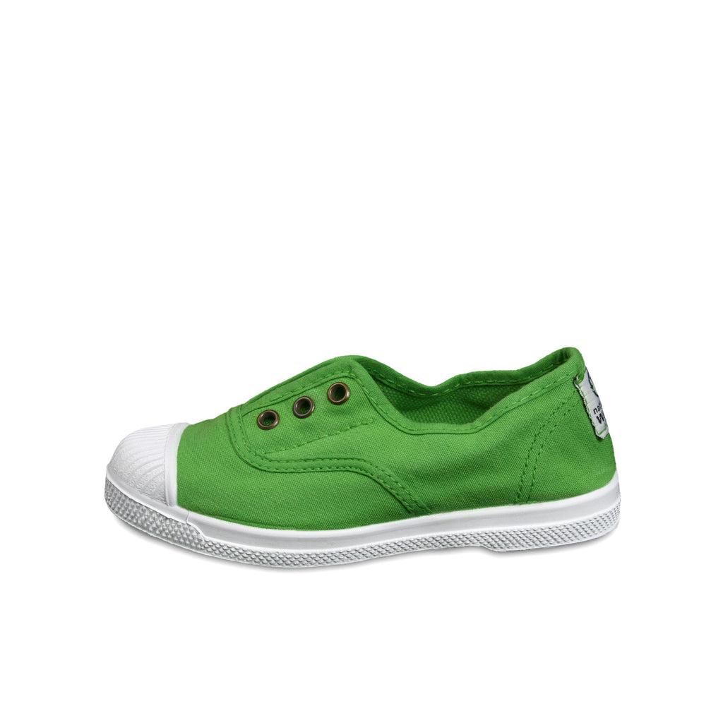 Zapatilla verde con elástico LONA470 Natural World - LONA470-14-1.jpg