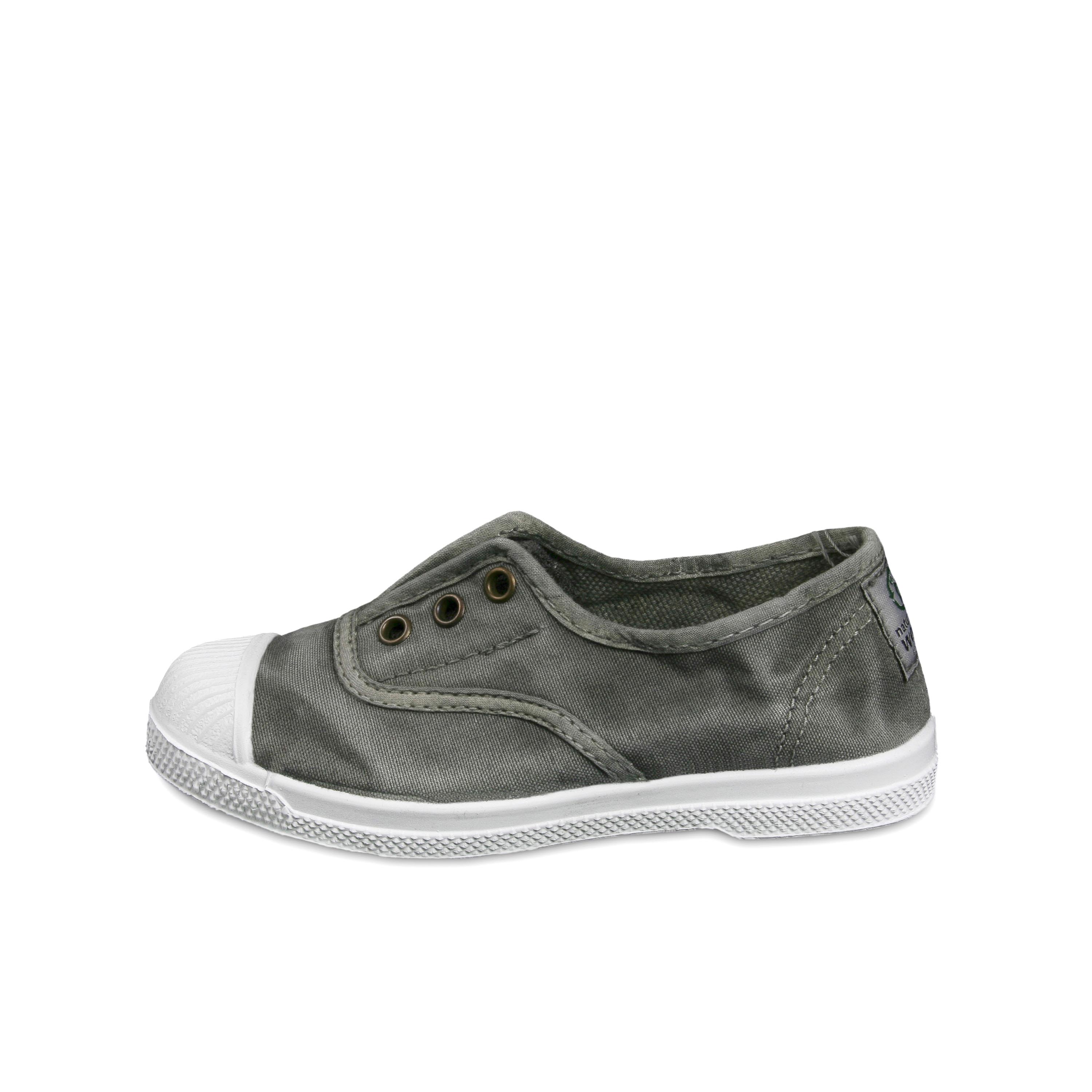 Zapatilla gris lavado con elástico LONA470 Natural World - LONA470-131-1.jpg